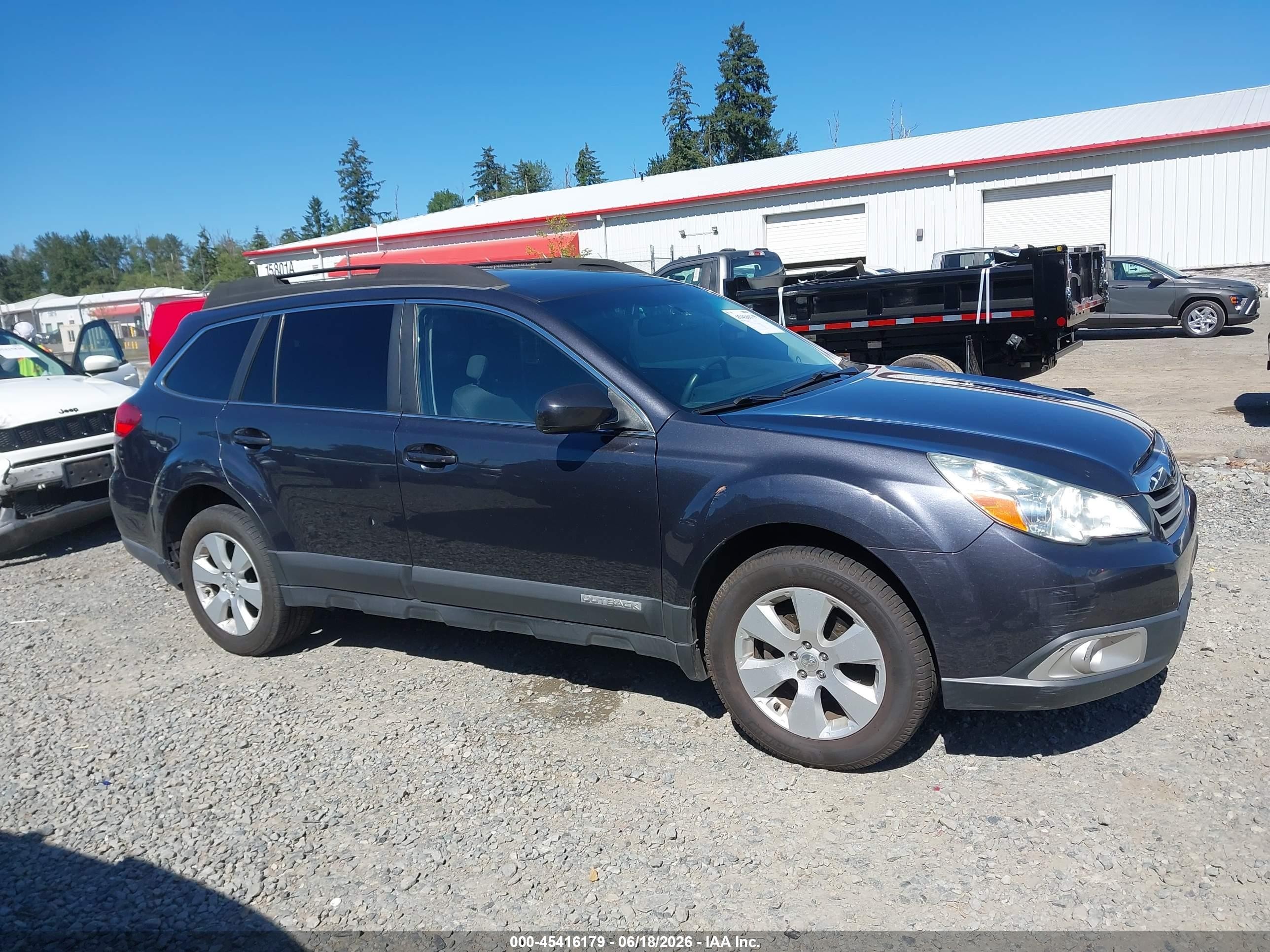 2011 Subaru Outback 2.5i Premium Gray vin: 4S4BRBGC2B3341312