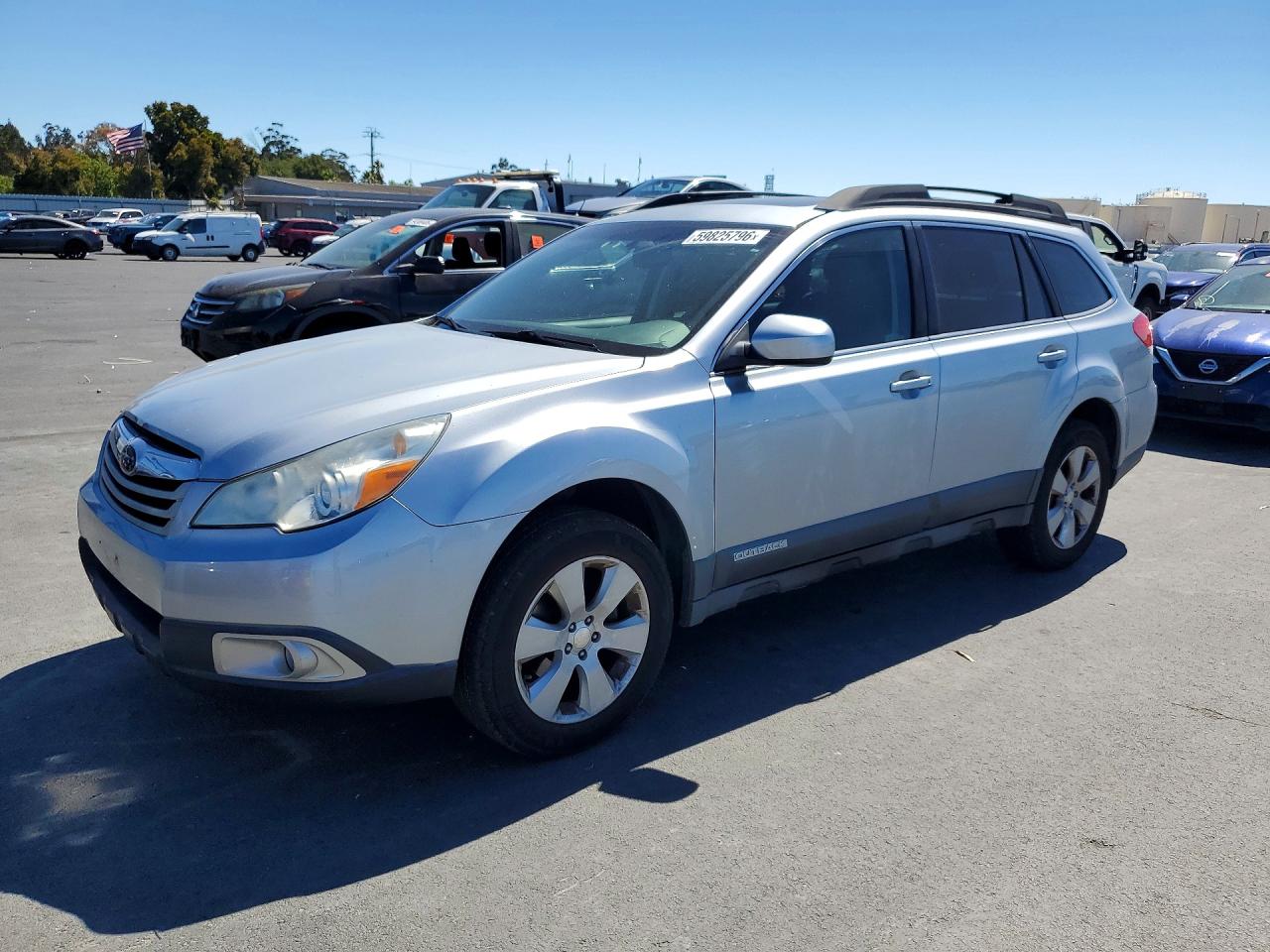 2012 Subaru Outback 2.5i Premium Синий vin: 4S4BRBGC2C3302897
