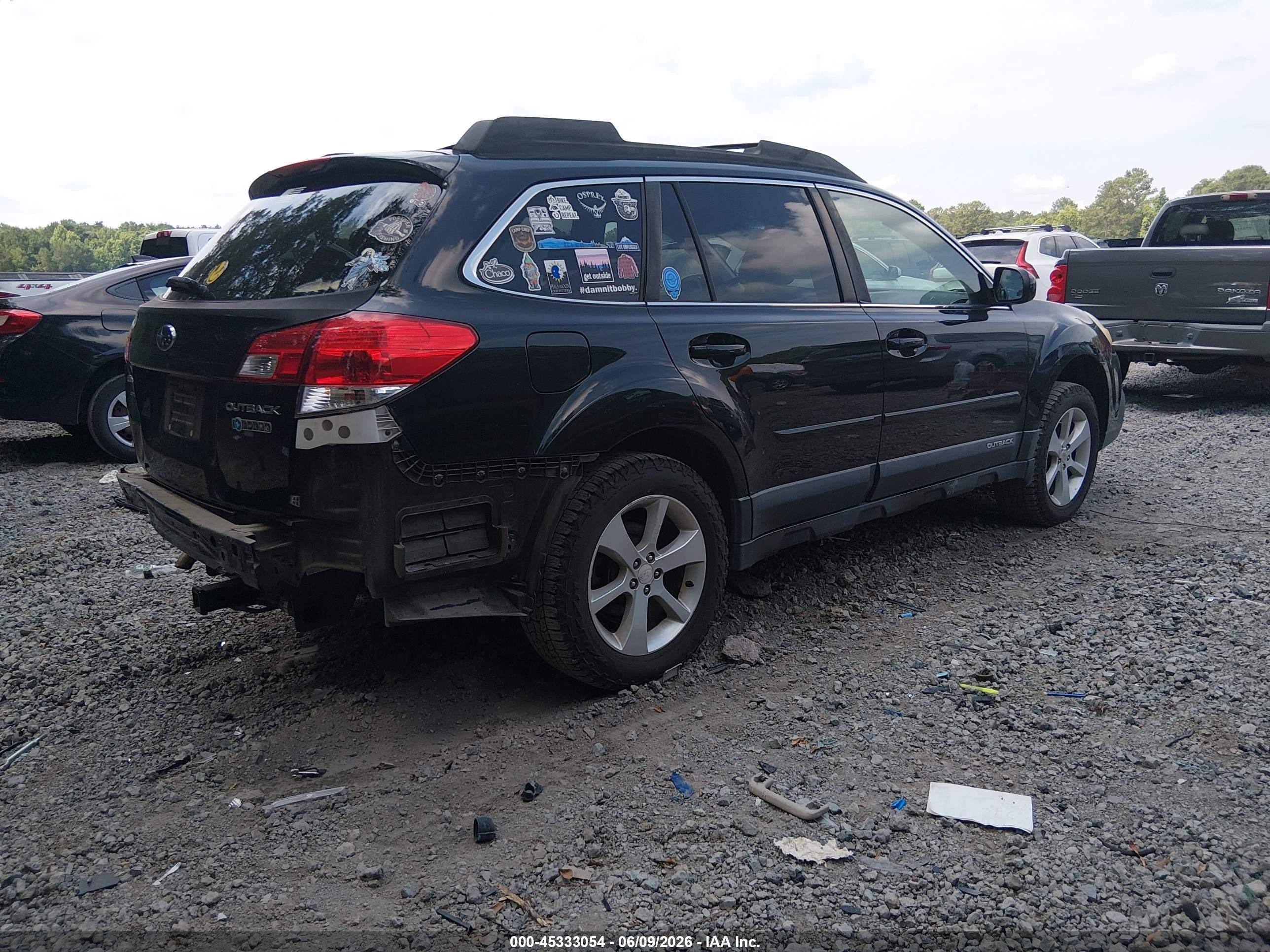 2013 Subaru Outback 2.5i Premium Black vin: 4S4BRBGC2D3223408