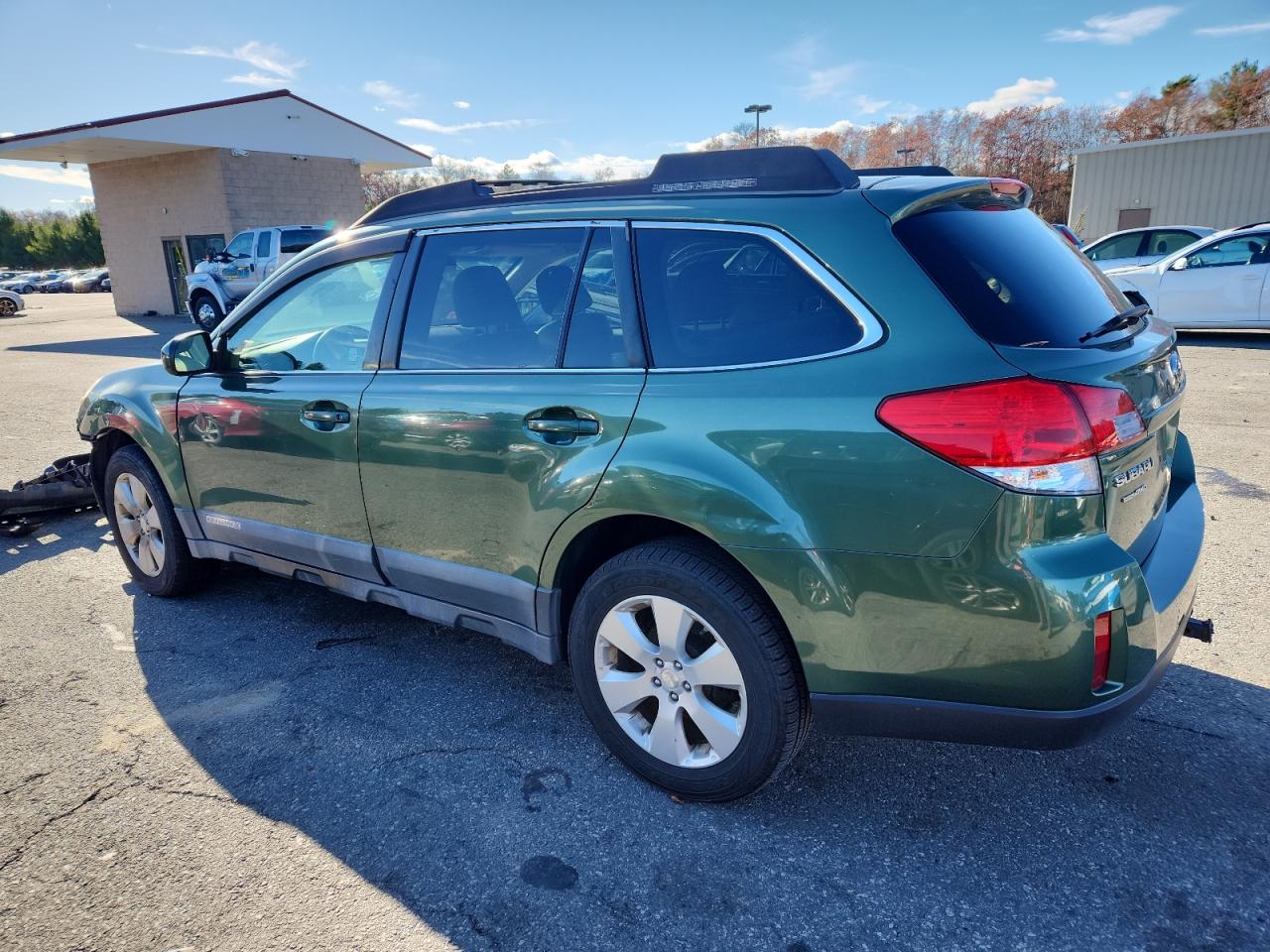 2010 Subaru Outback 2.5i Premium Зеленый vin: 4S4BRBGC3A3371577