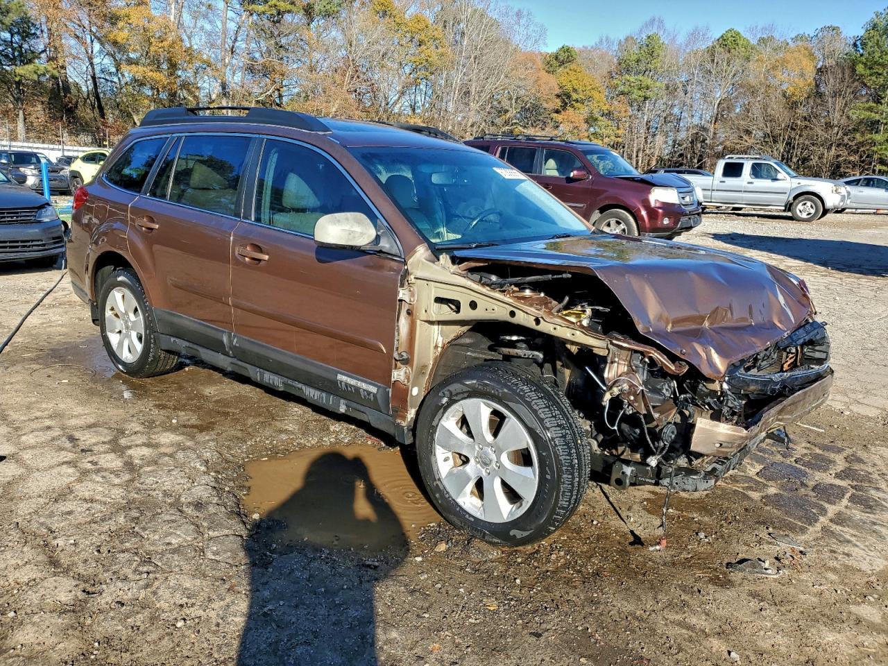 2011 Subaru Outback 2.5i Premium Brown vin: 4S4BRBGC4B3342364