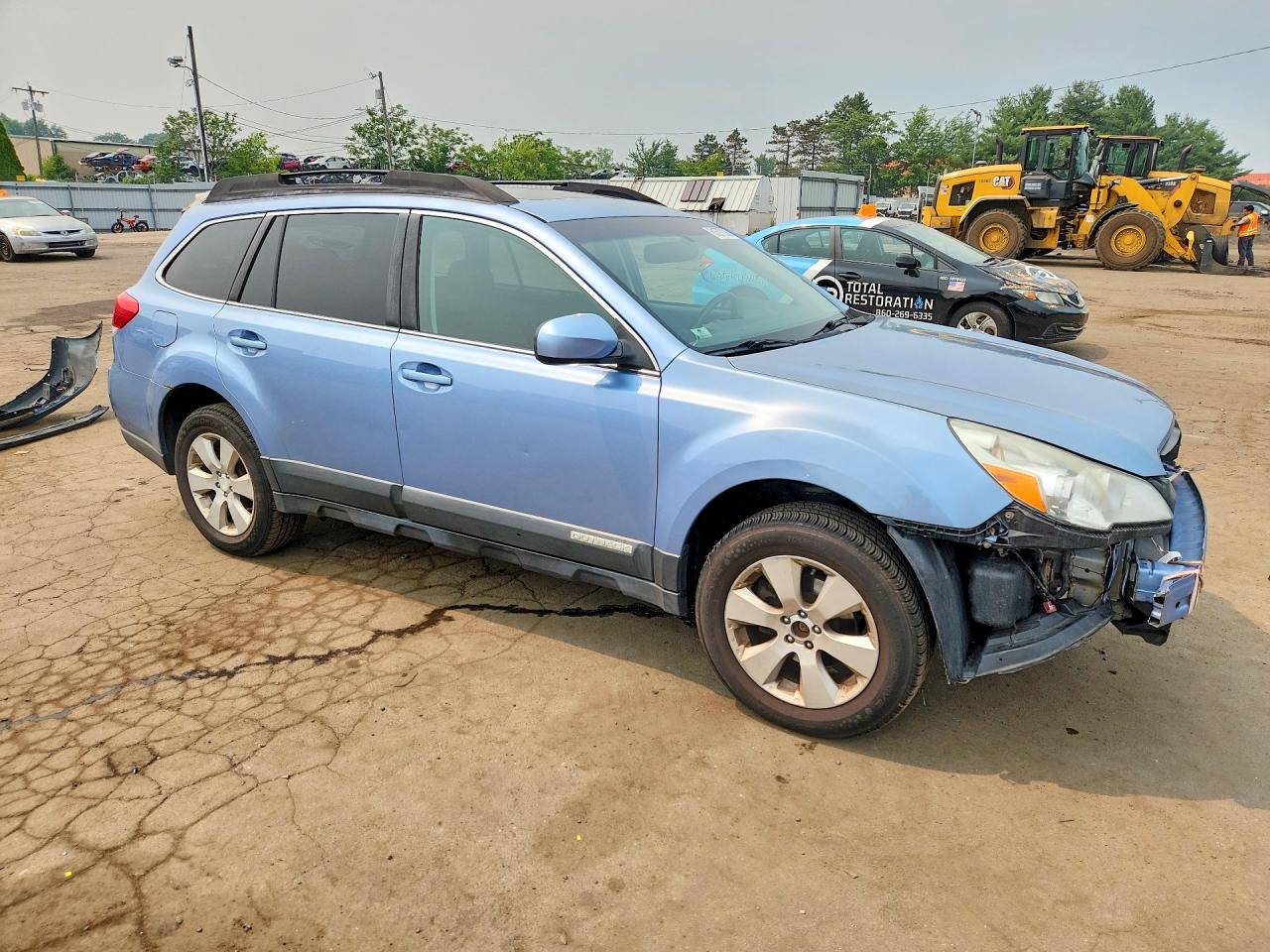 2011 Subaru Outback 2.5i Premium Blue vin: 4S4BRBGC4B3403177