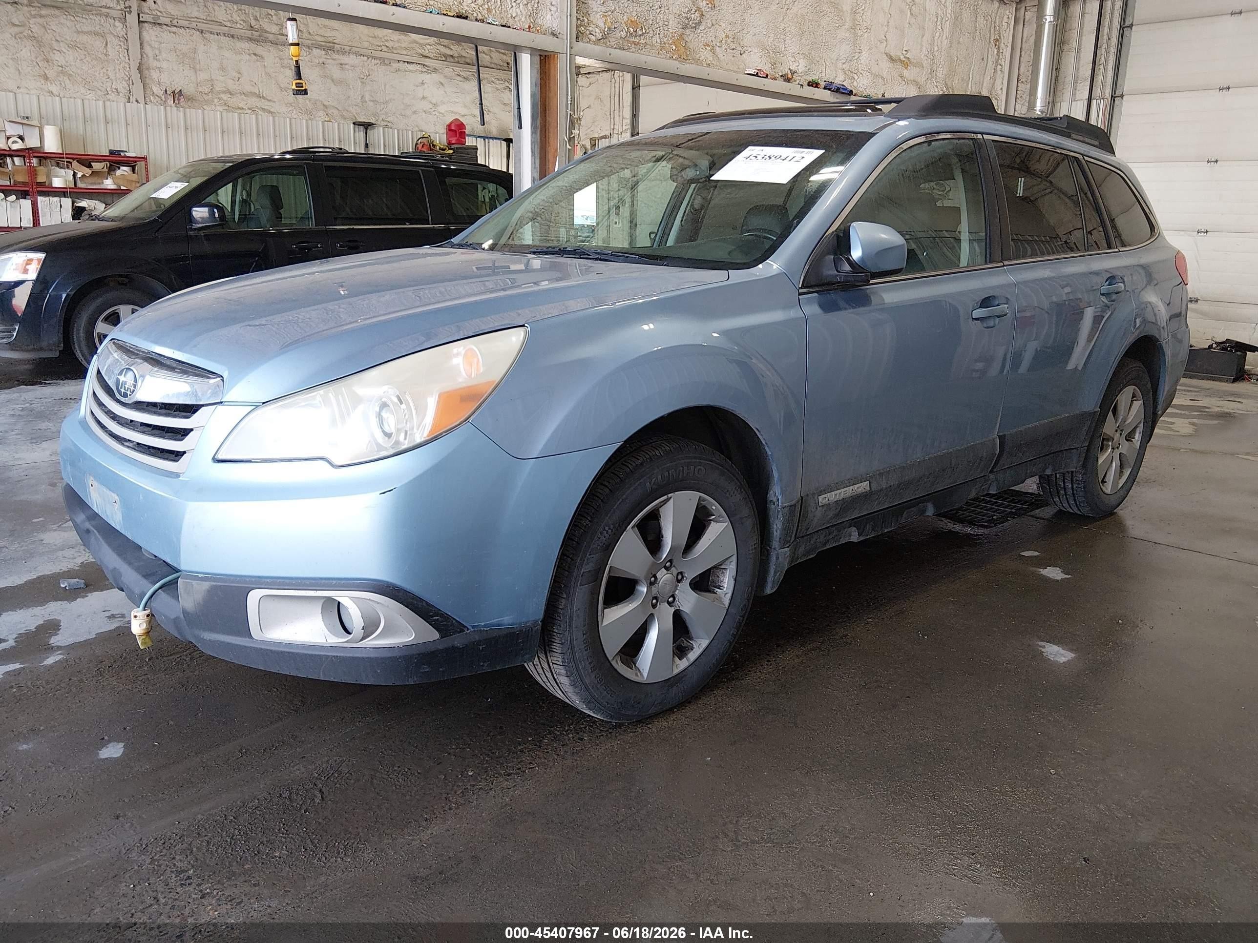 2011 Subaru Outback 2.5i Premium Blue vin: 4S4BRBGC4B3411554