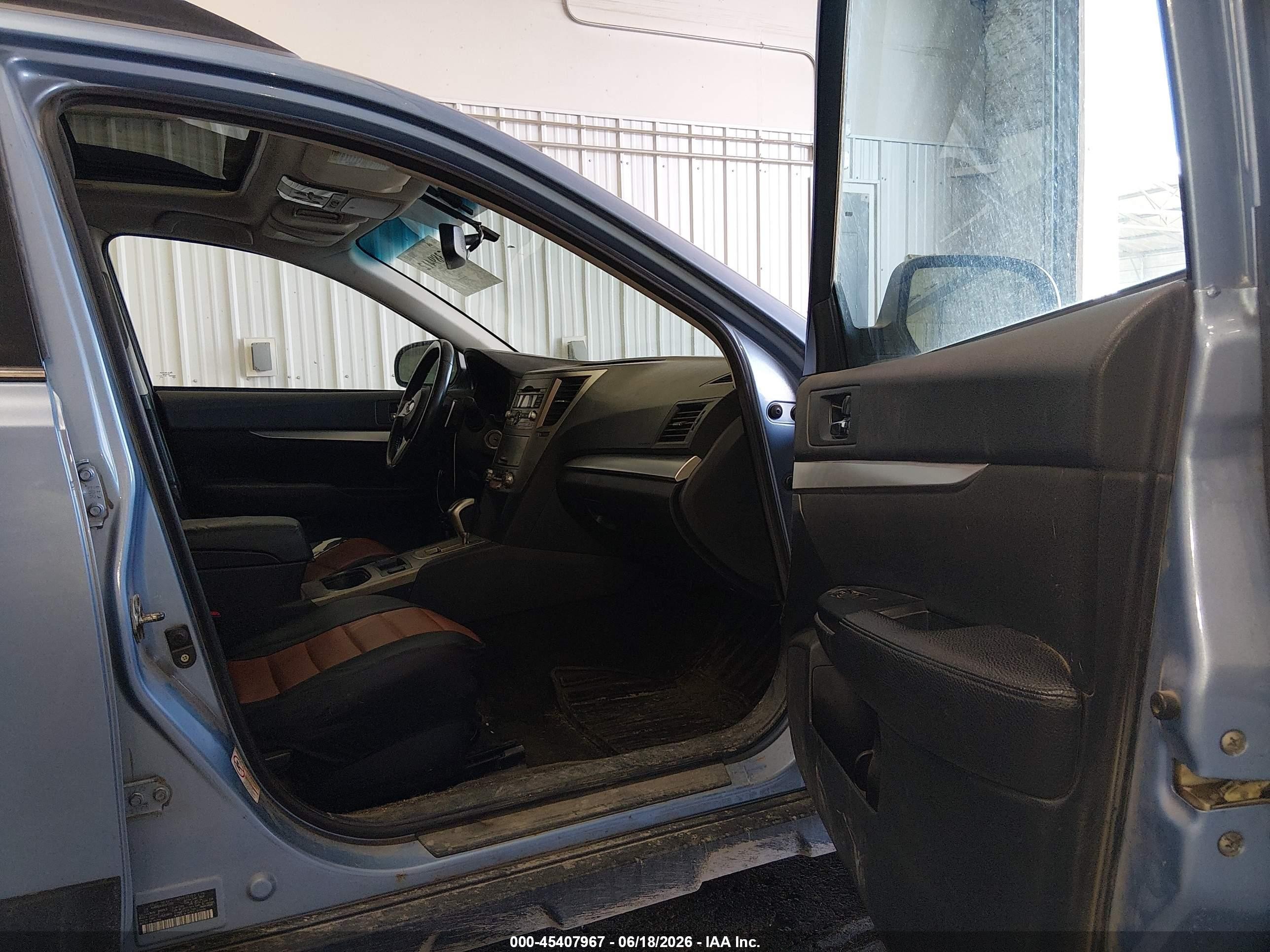 2011 Subaru Outback 2.5i Premium Blue vin: 4S4BRBGC4B3411554