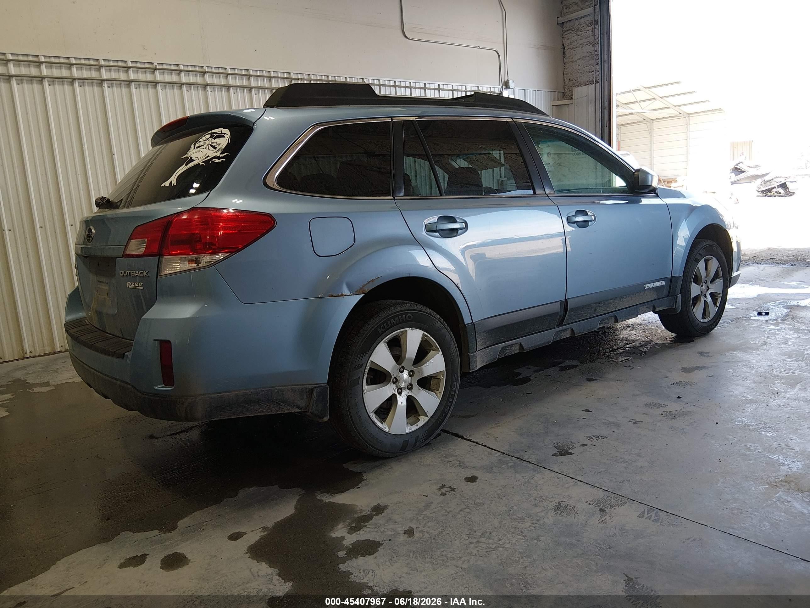 2011 Subaru Outback 2.5i Premium Blue vin: 4S4BRBGC4B3411554