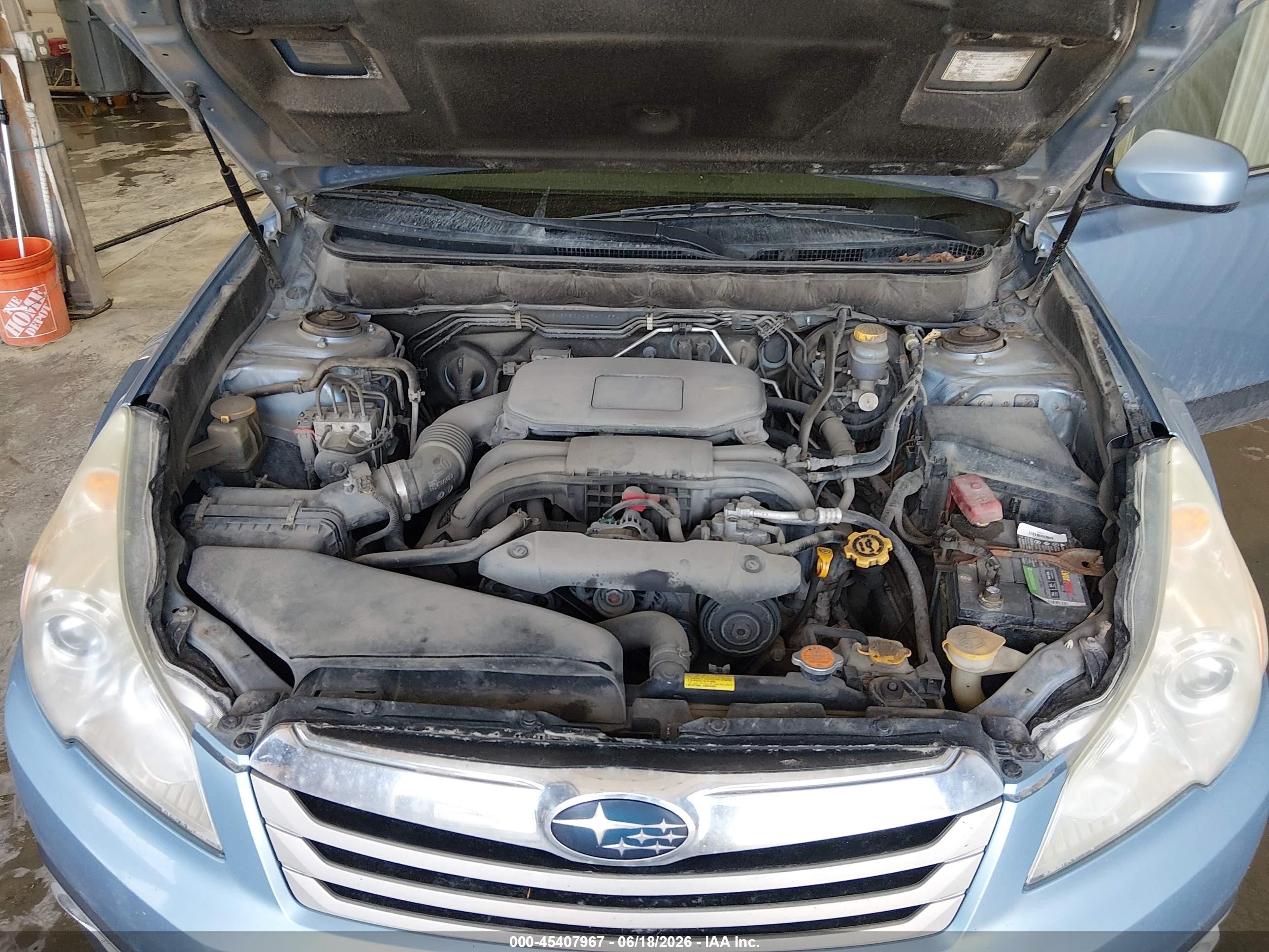 2011 Subaru Outback 2.5i Premium Blue vin: 4S4BRBGC4B3411554