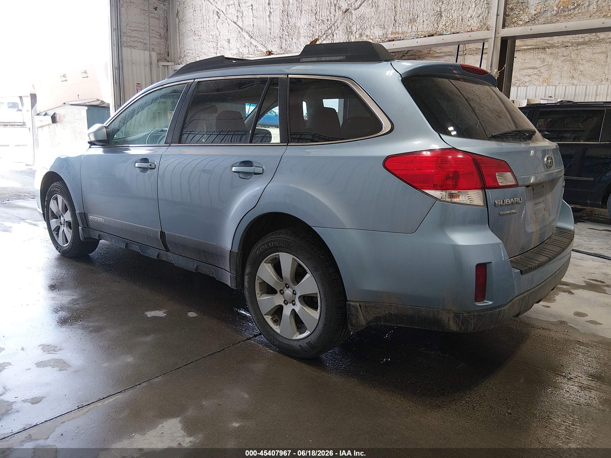 2011 Subaru Outback 2.5i Premium Blue vin: 4S4BRBGC4B3411554