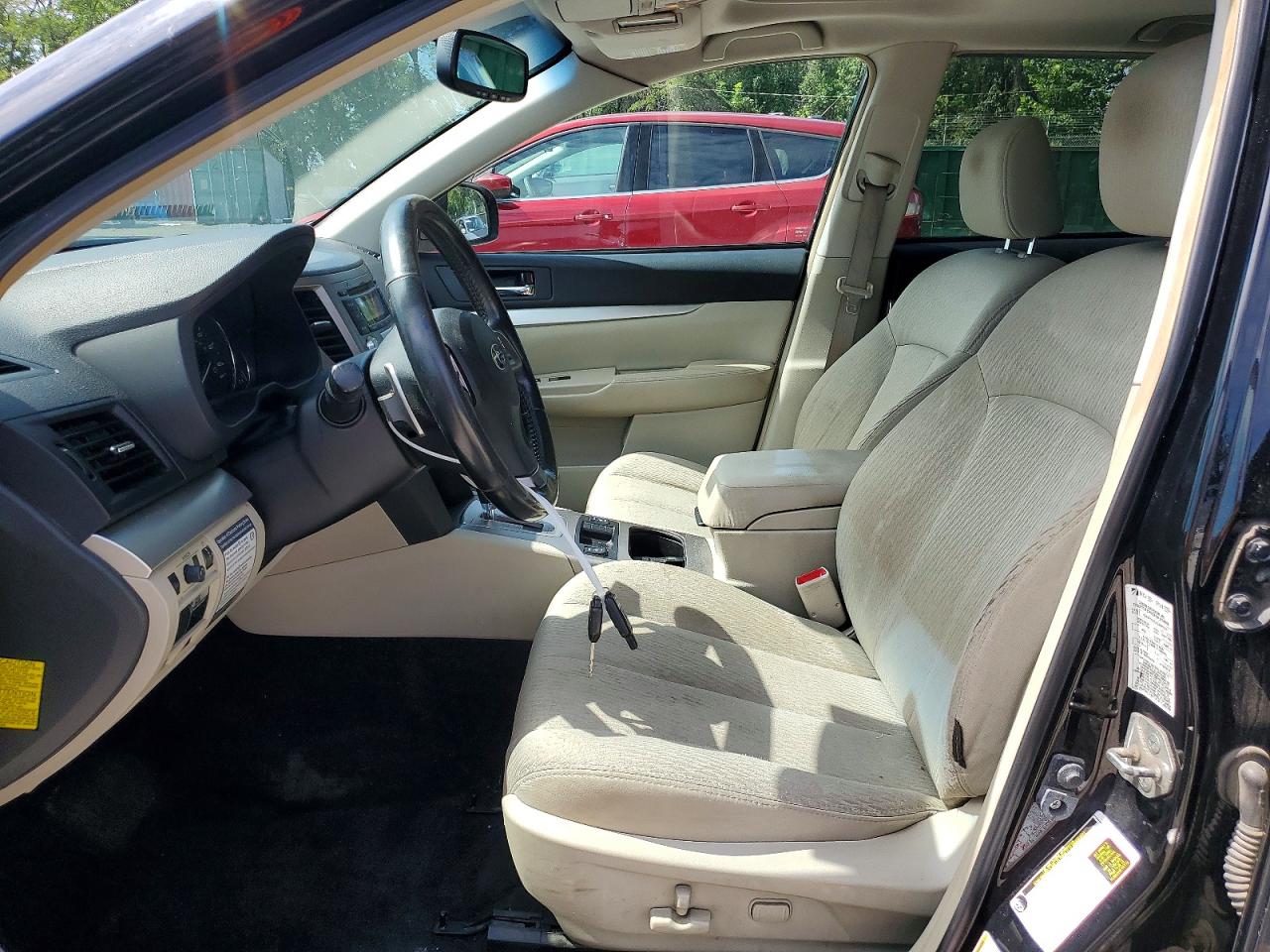 2012 Subaru Outback 2.5i Premium Black vin: 4S4BRBGC4C3295337