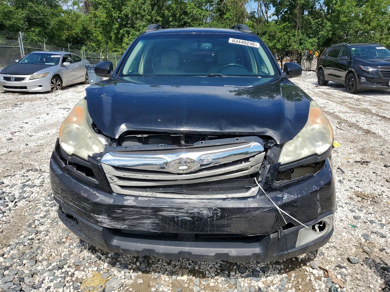 2012 Subaru Outback 2.5i Premium Black vin: 4S4BRBGC4C3295337