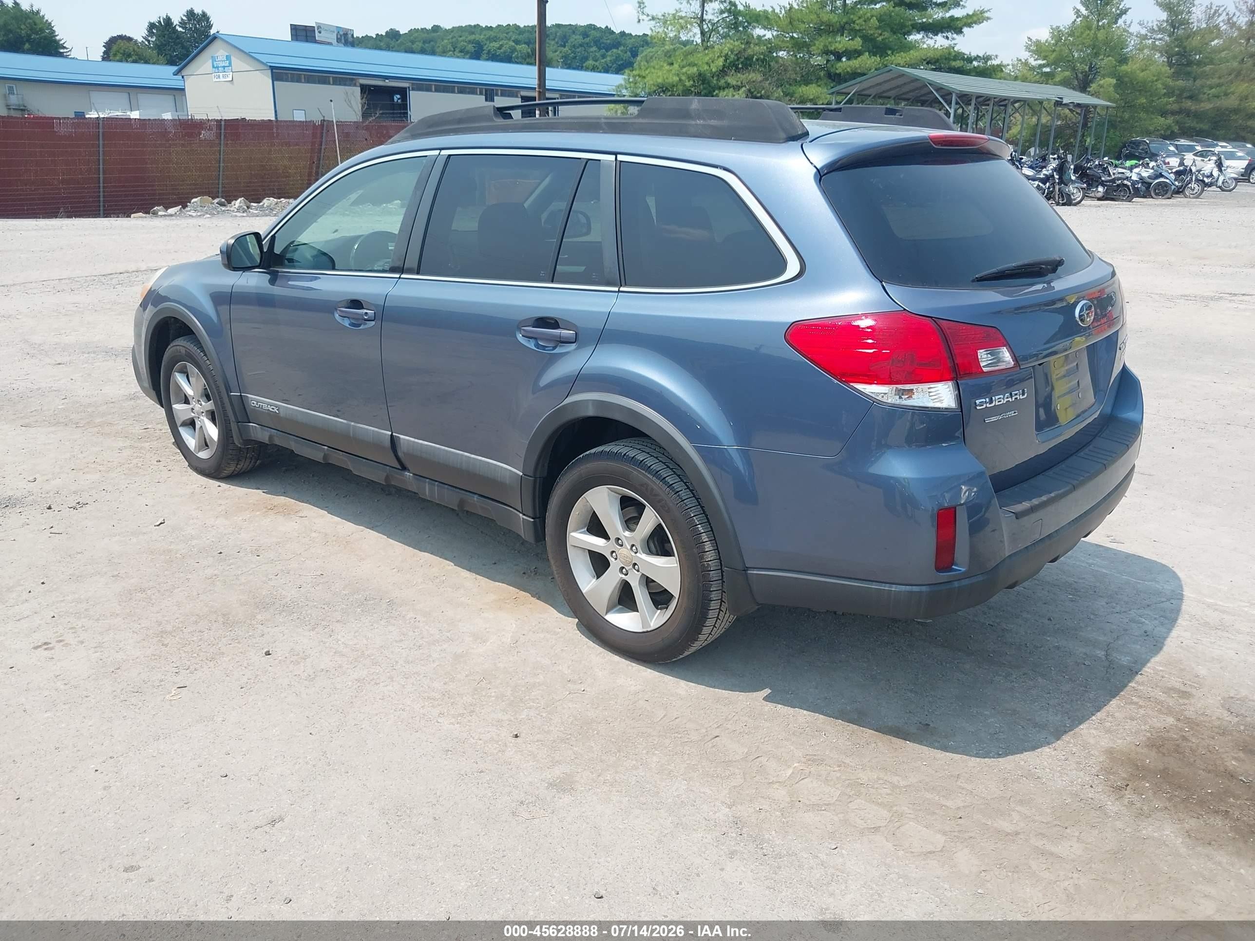 2013 Subaru Outback 2.5i Premium Blue vin: 4S4BRBGC4D3318598