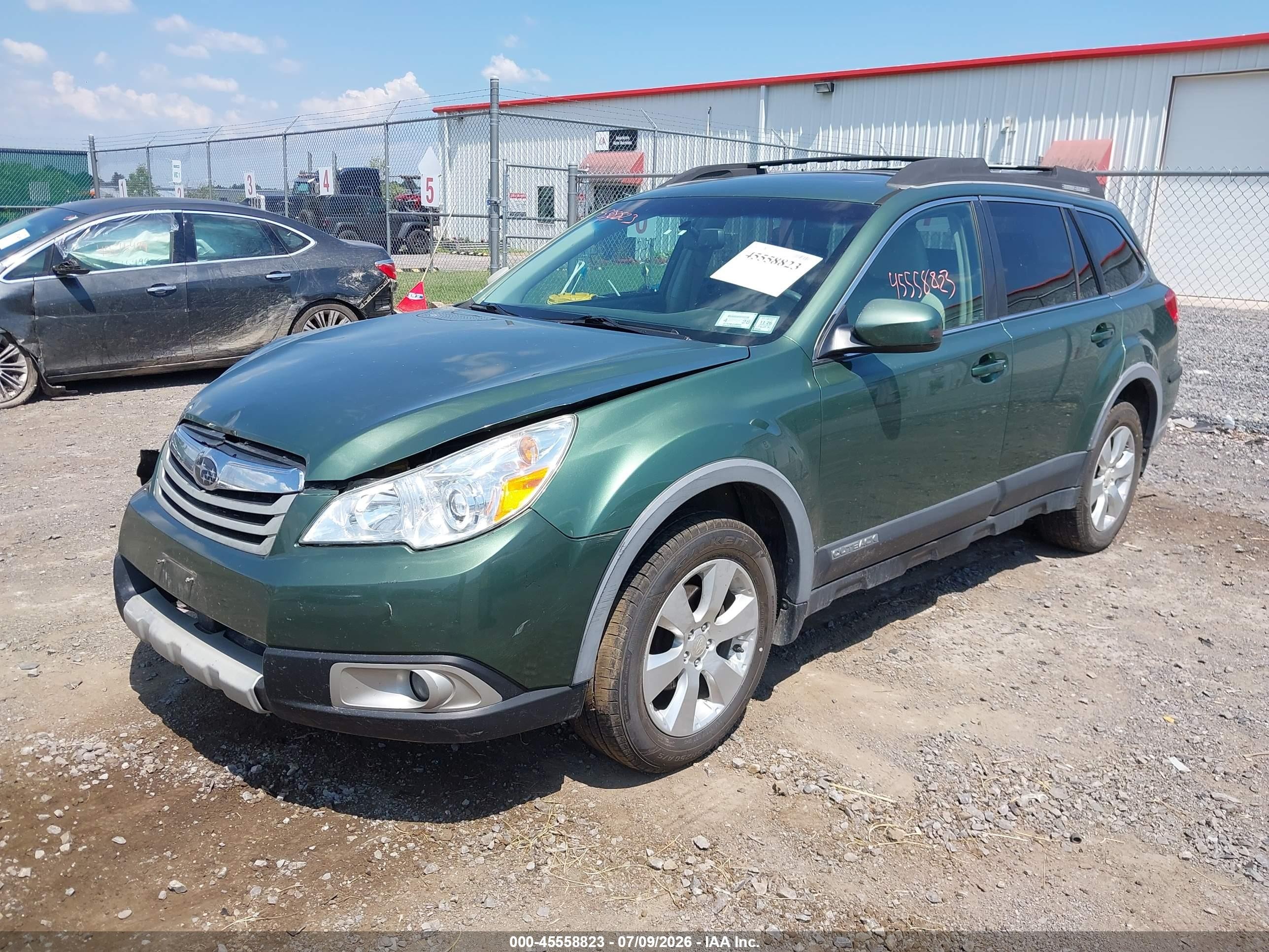 2010 Subaru Outback 2.5i Premium Зеленый vin: 4S4BRBGC5A3327287