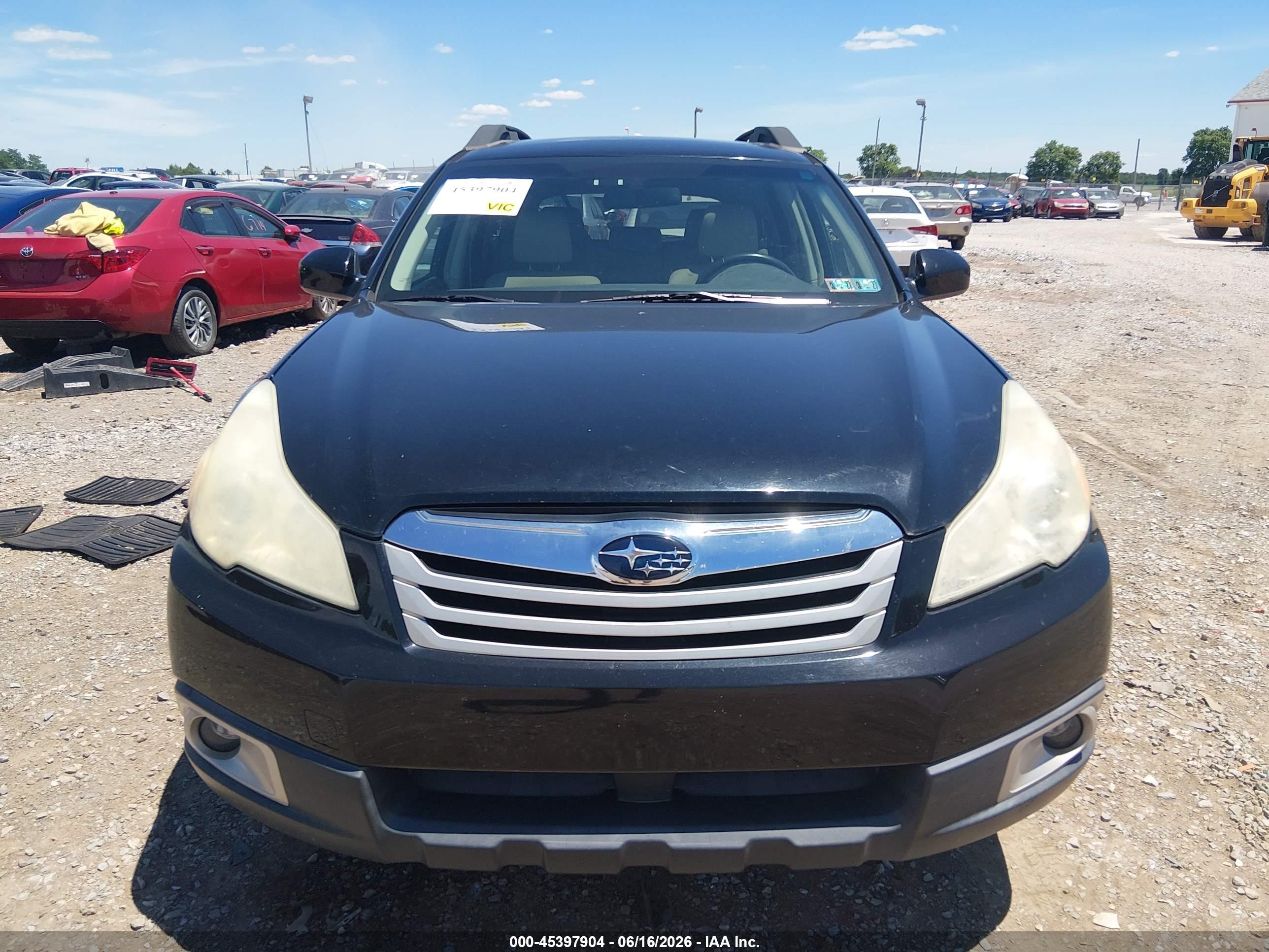 2010 Subaru Outback 2.5i Premium Черный vin: 4S4BRBGC5A3354909