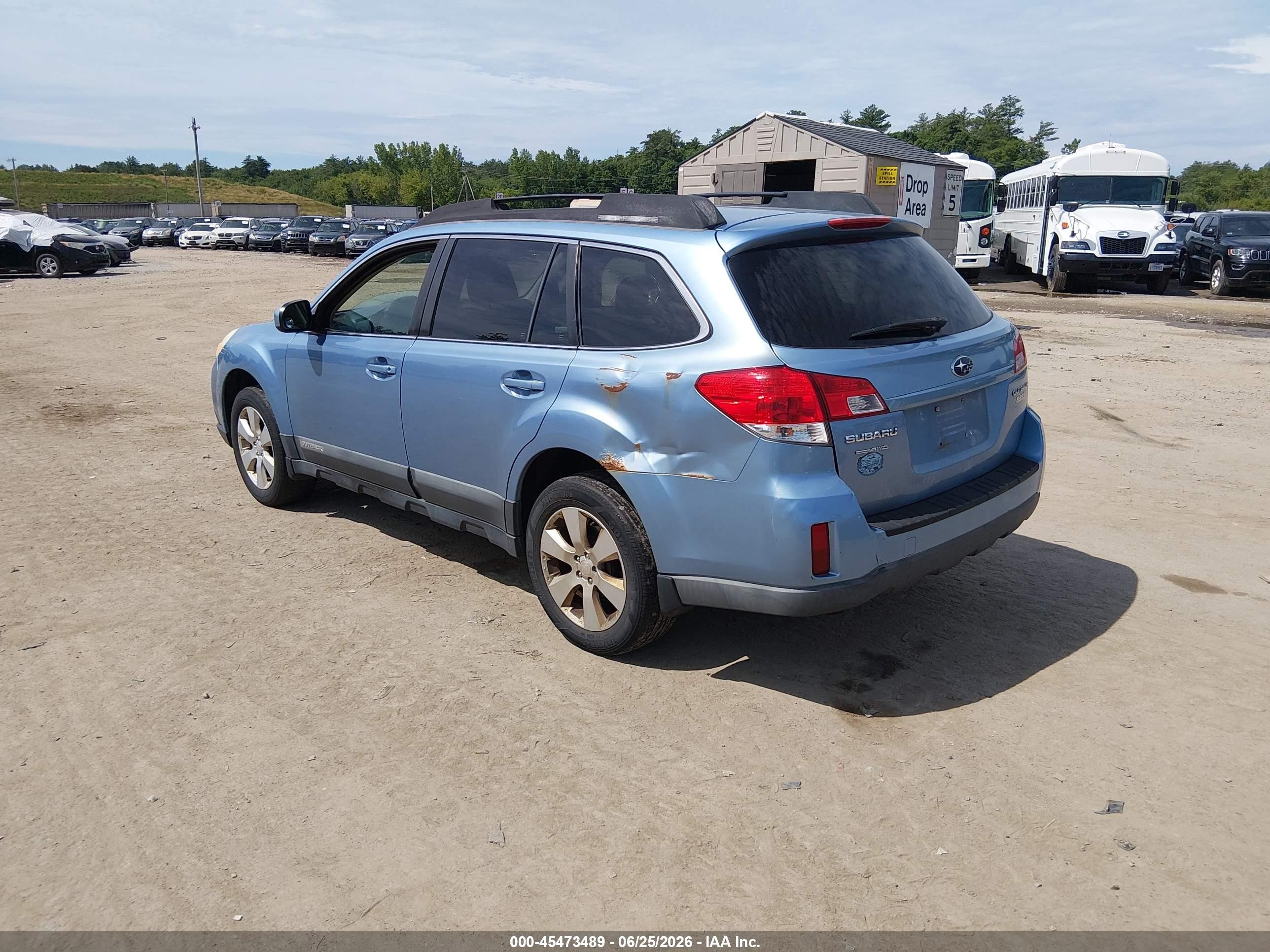 2010 Subaru Outback 2.5i Premium Blue vin: 4S4BRBGC5A3356028
