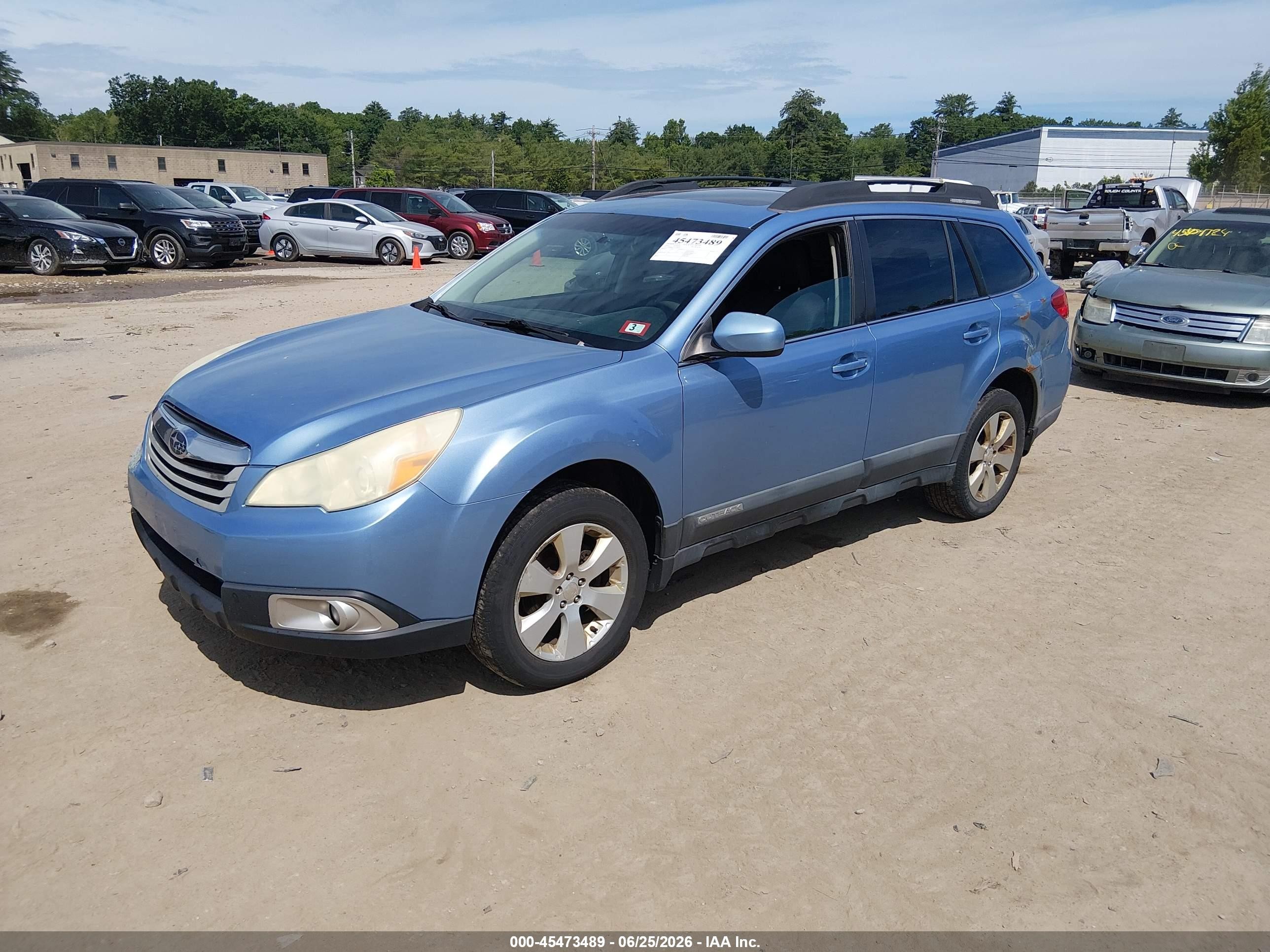 2010 Subaru Outback 2.5i Premium Blue vin: 4S4BRBGC5A3356028