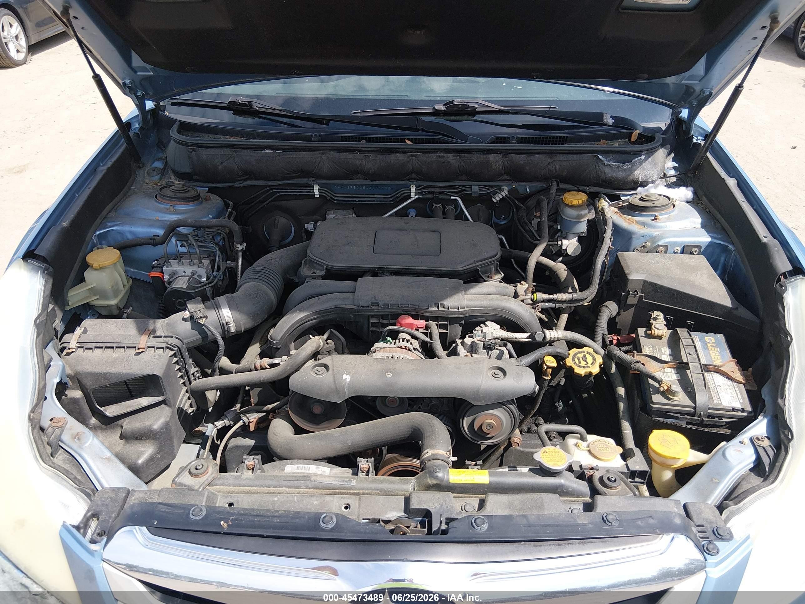 2010 Subaru Outback 2.5i Premium Blue vin: 4S4BRBGC5A3356028