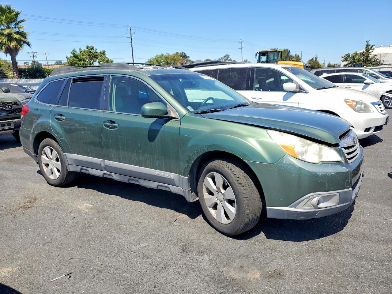 2010 Subaru Outback 2.5i Premium Green vin: 4S4BRBGC5A3383486