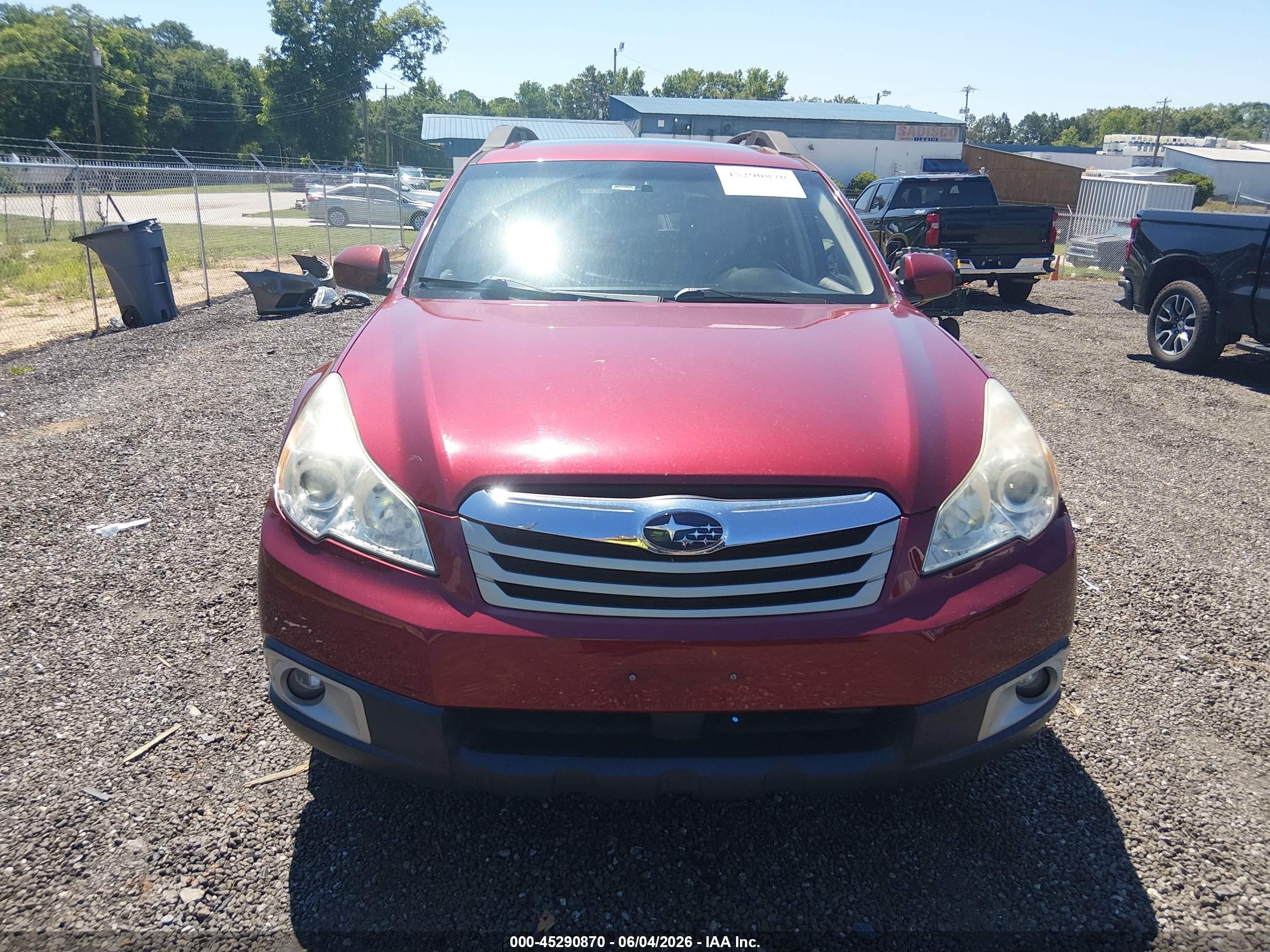 2011 Subaru Outback 2.5i Premium Red vin: 4S4BRBGC5B3403799