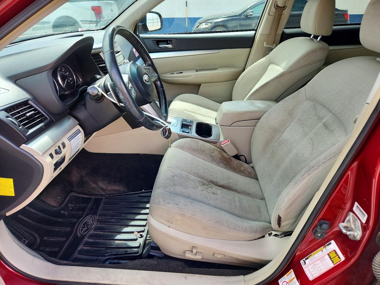2011 Subaru Outback 2.5i Premium Red vin: 4S4BRBGC5B3438388