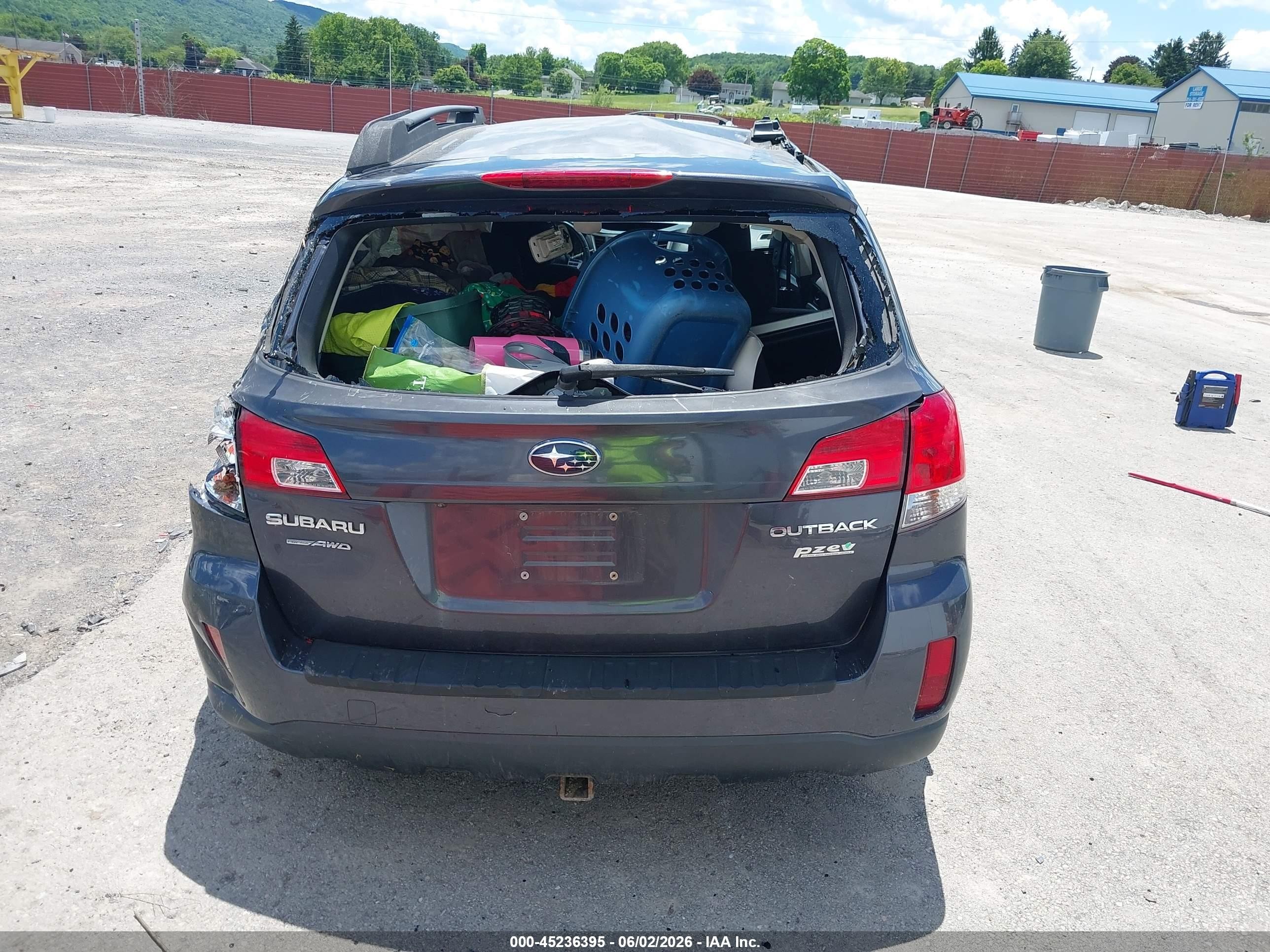2012 Subaru Outback 2.5i Premium Gray vin: 4S4BRBGC5C3271855