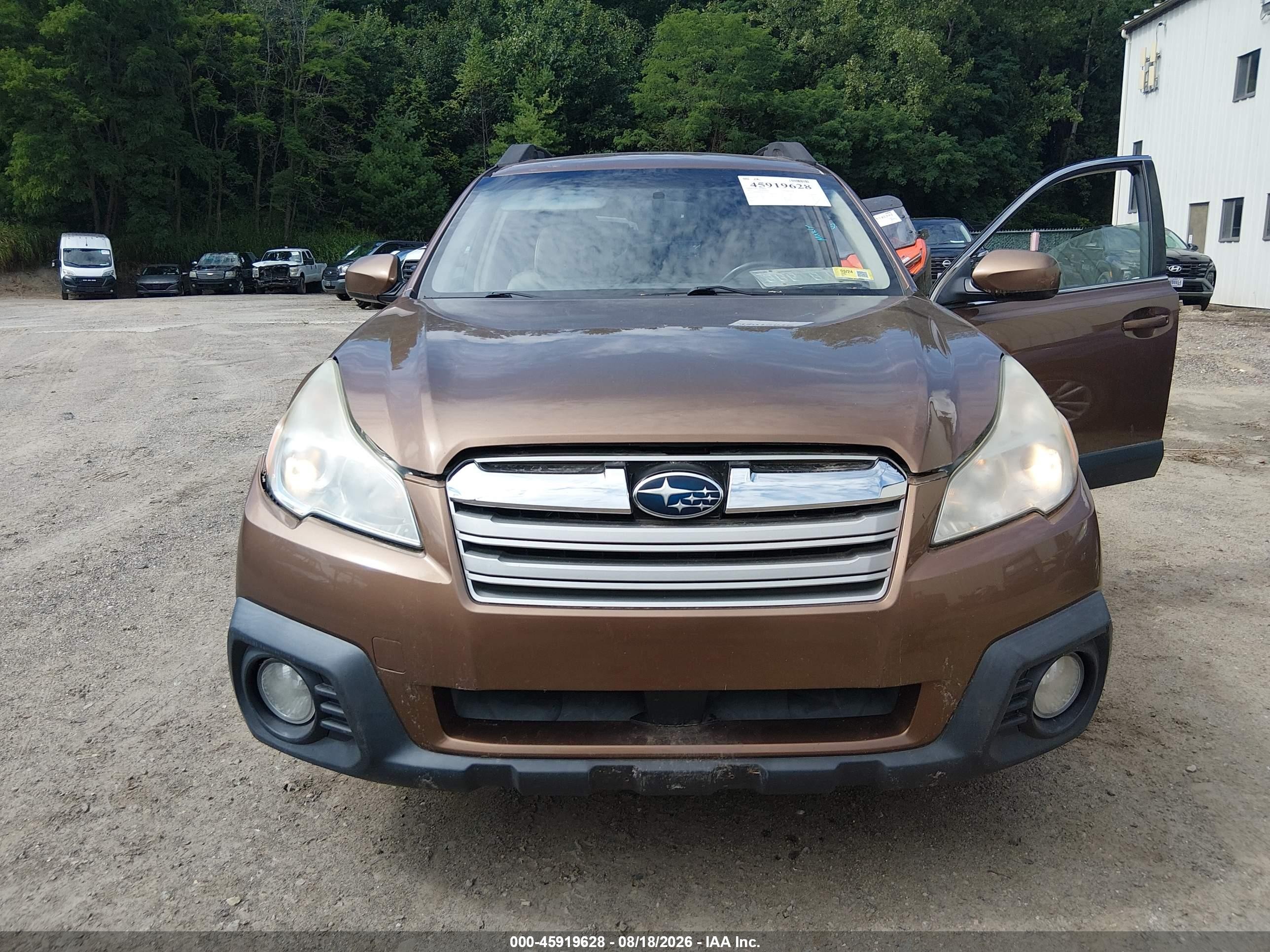 2013 Subaru Outback 2.5i Premium Brown vin: 4S4BRBGC5D3243121