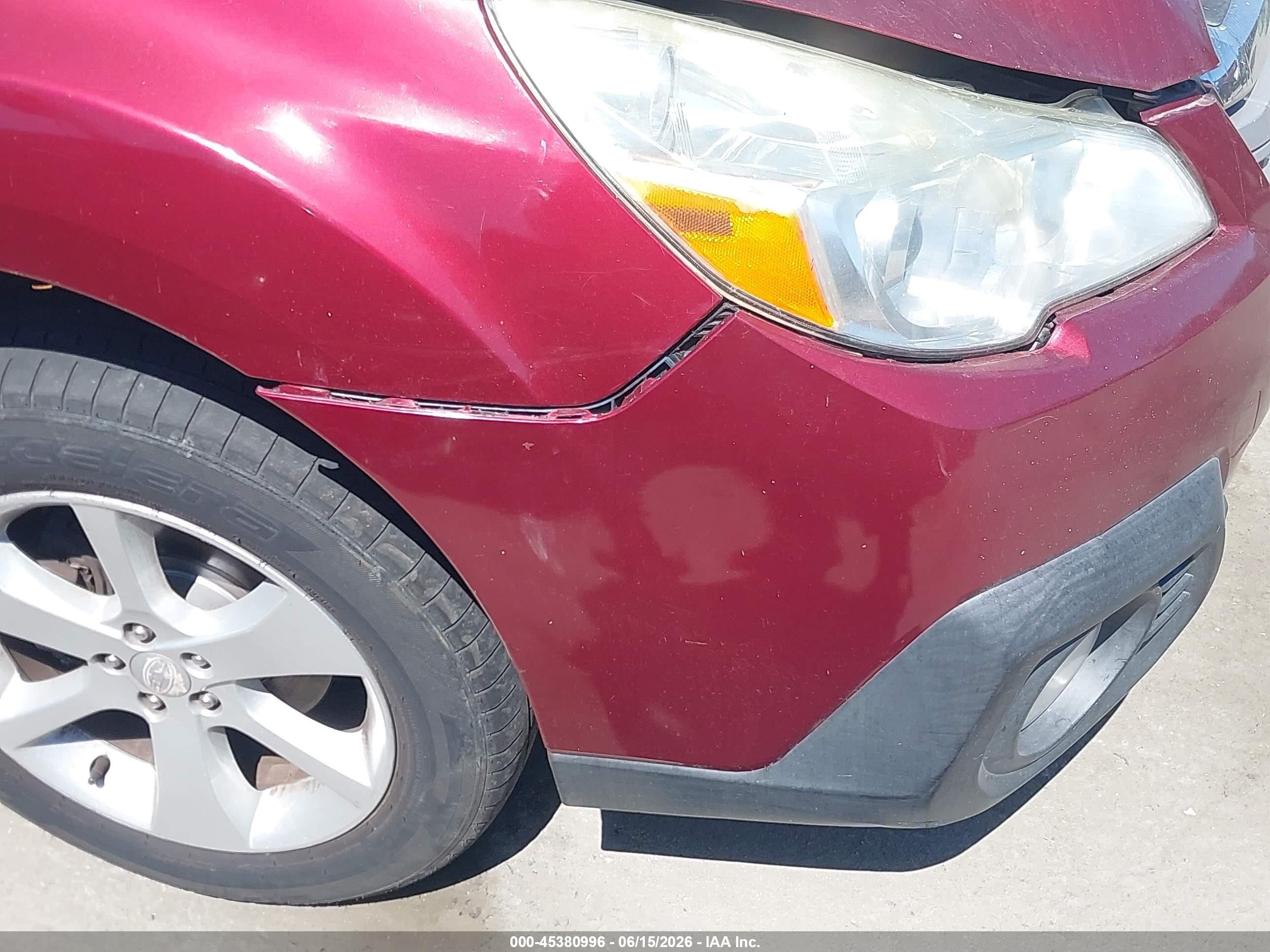 2013 Subaru Outback 2.5i Premium Red vin: 4S4BRBGC5D3268701