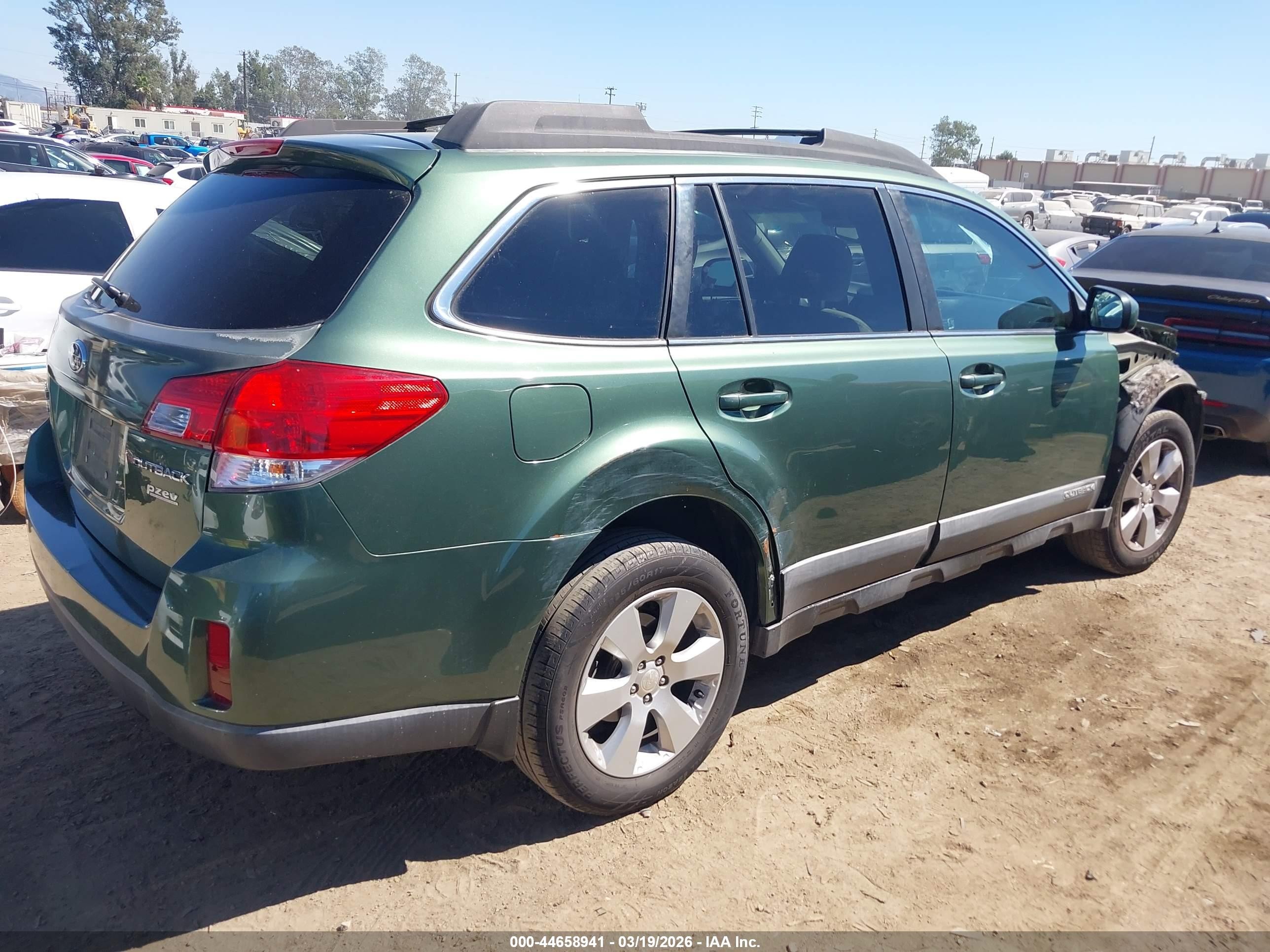 2012 Subaru Outback 2.5i Premium Green vin: 4S4BRBGC6C3248472