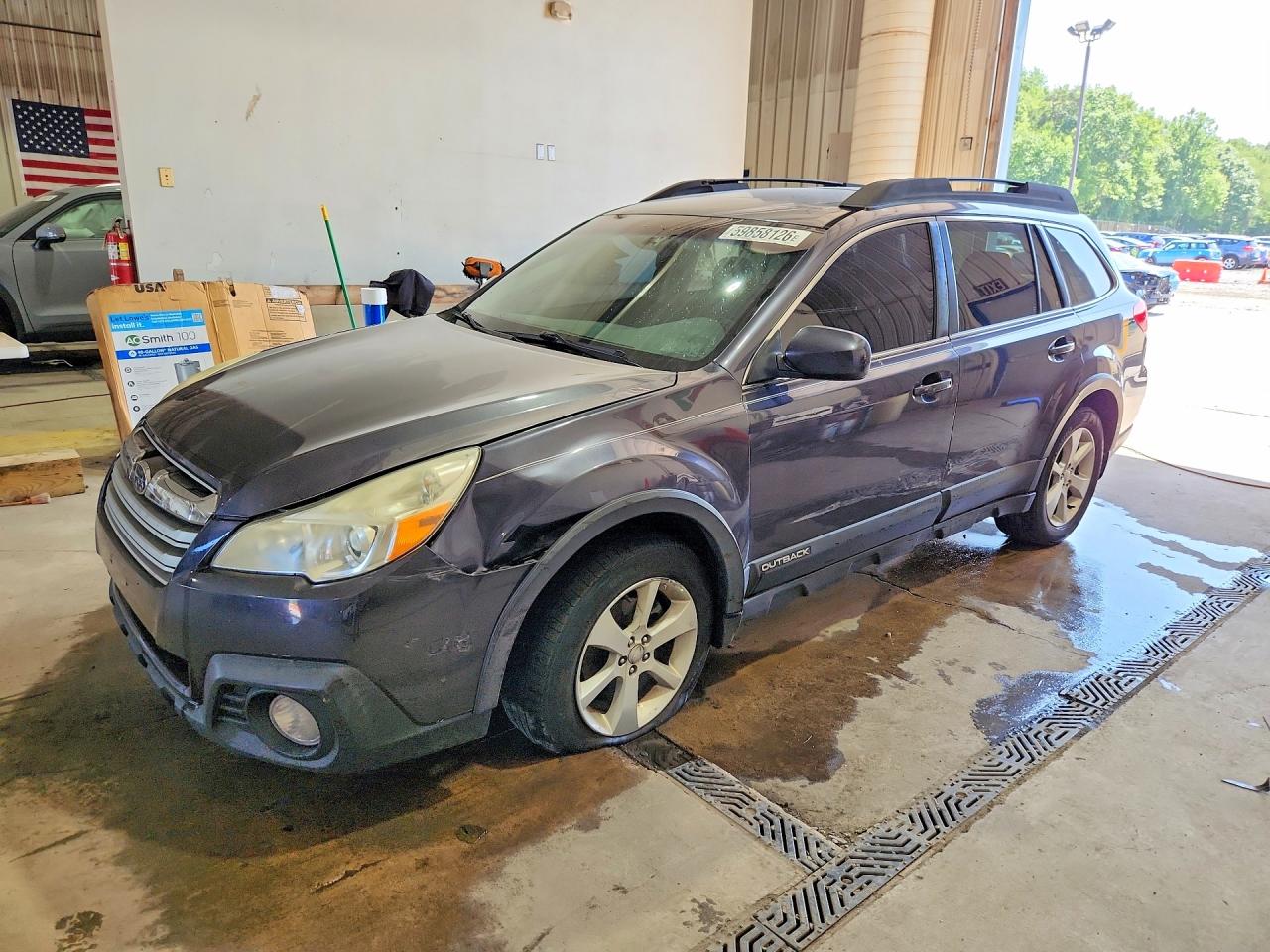 2013 Subaru Outback 2.5i Premium Blue vin: 4S4BRBGC6D3207955
