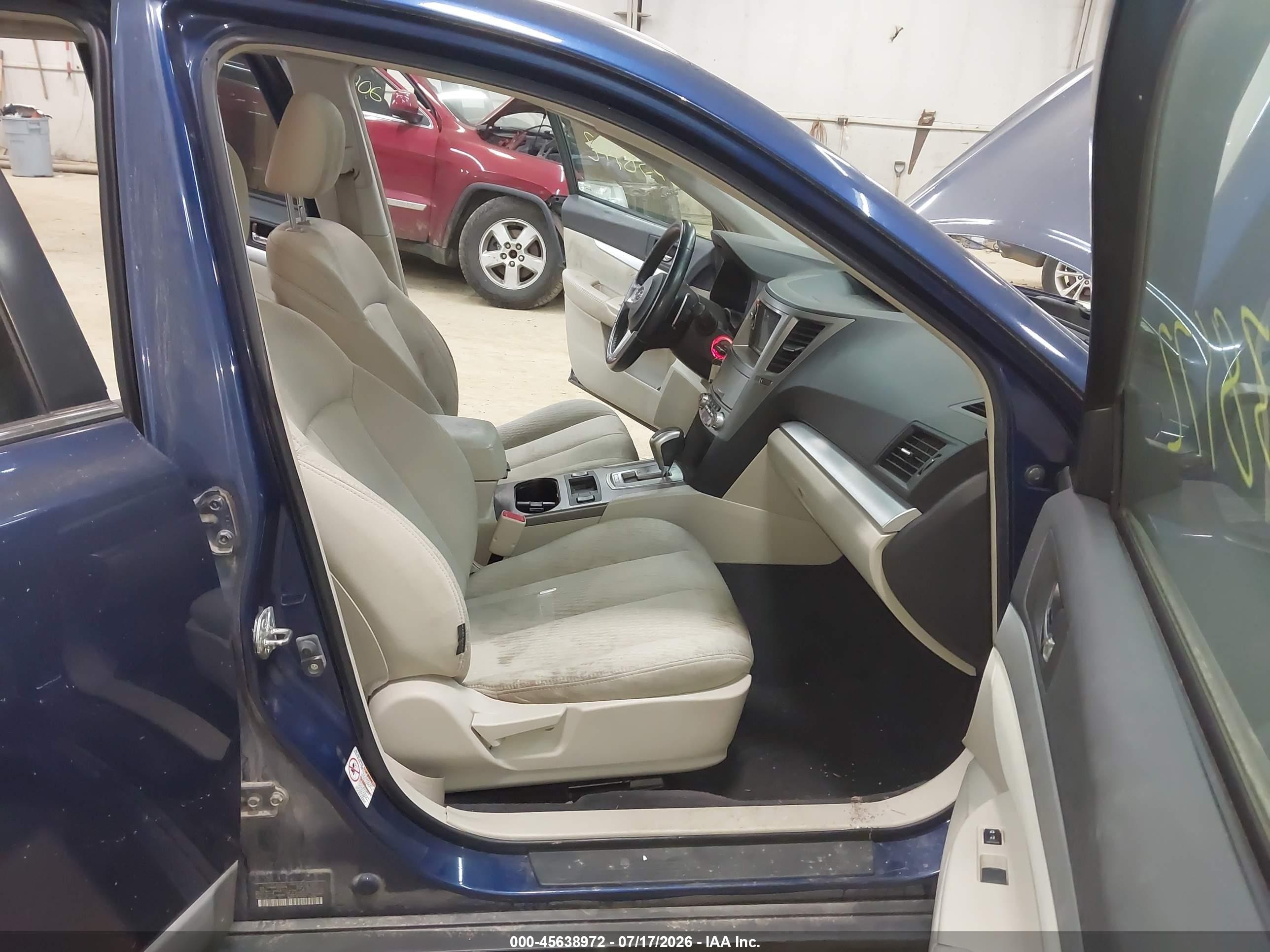 2010 Subaru Outback 2.5i Premium Blue vin: 4S4BRBGC7A3310703