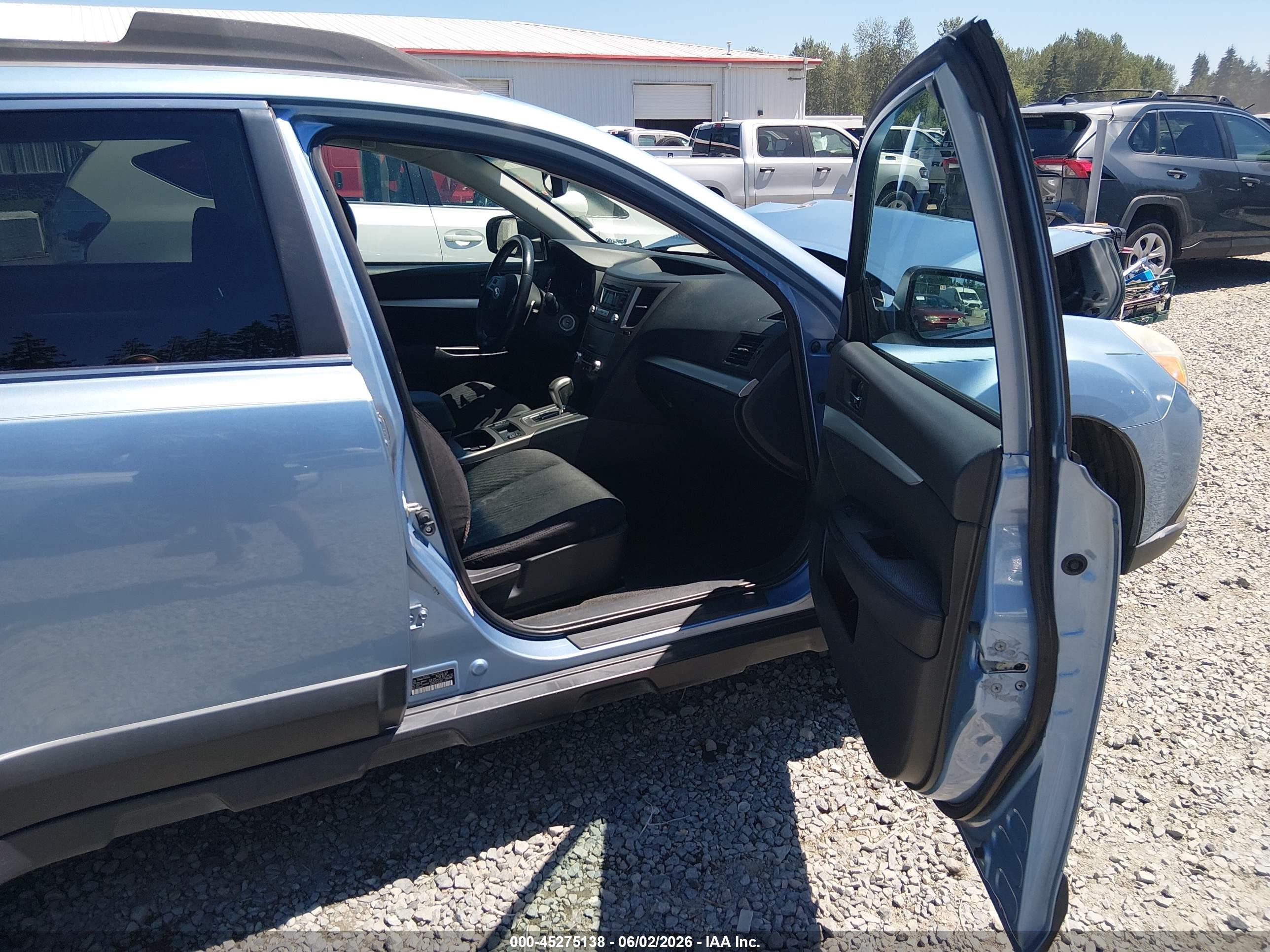 2012 Subaru Outback 2.5i Premium Blue vin: 4S4BRBGC7C3210152