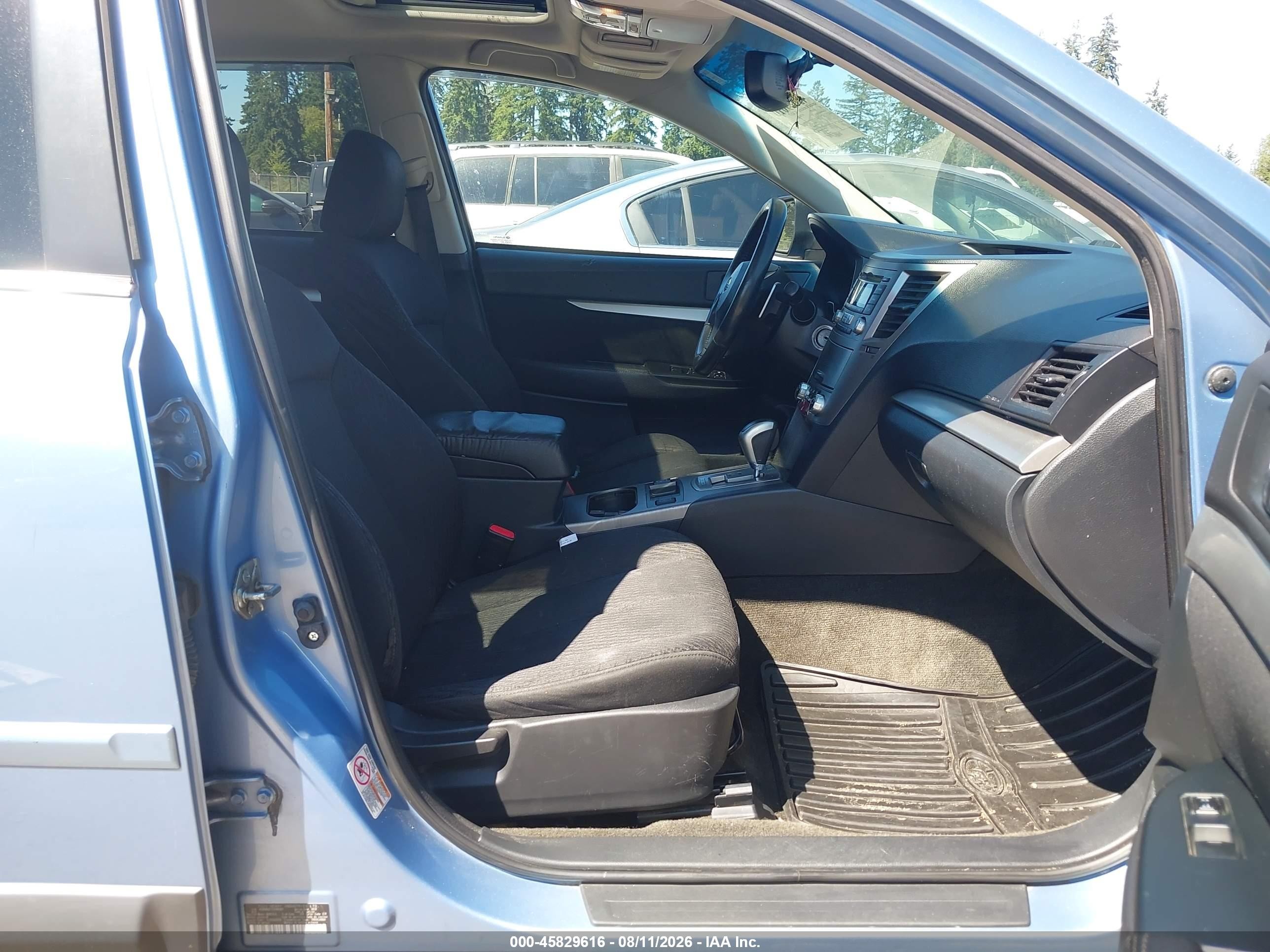 2012 Subaru Outback 2.5i Premium Blue vin: 4S4BRBGC7C3268391