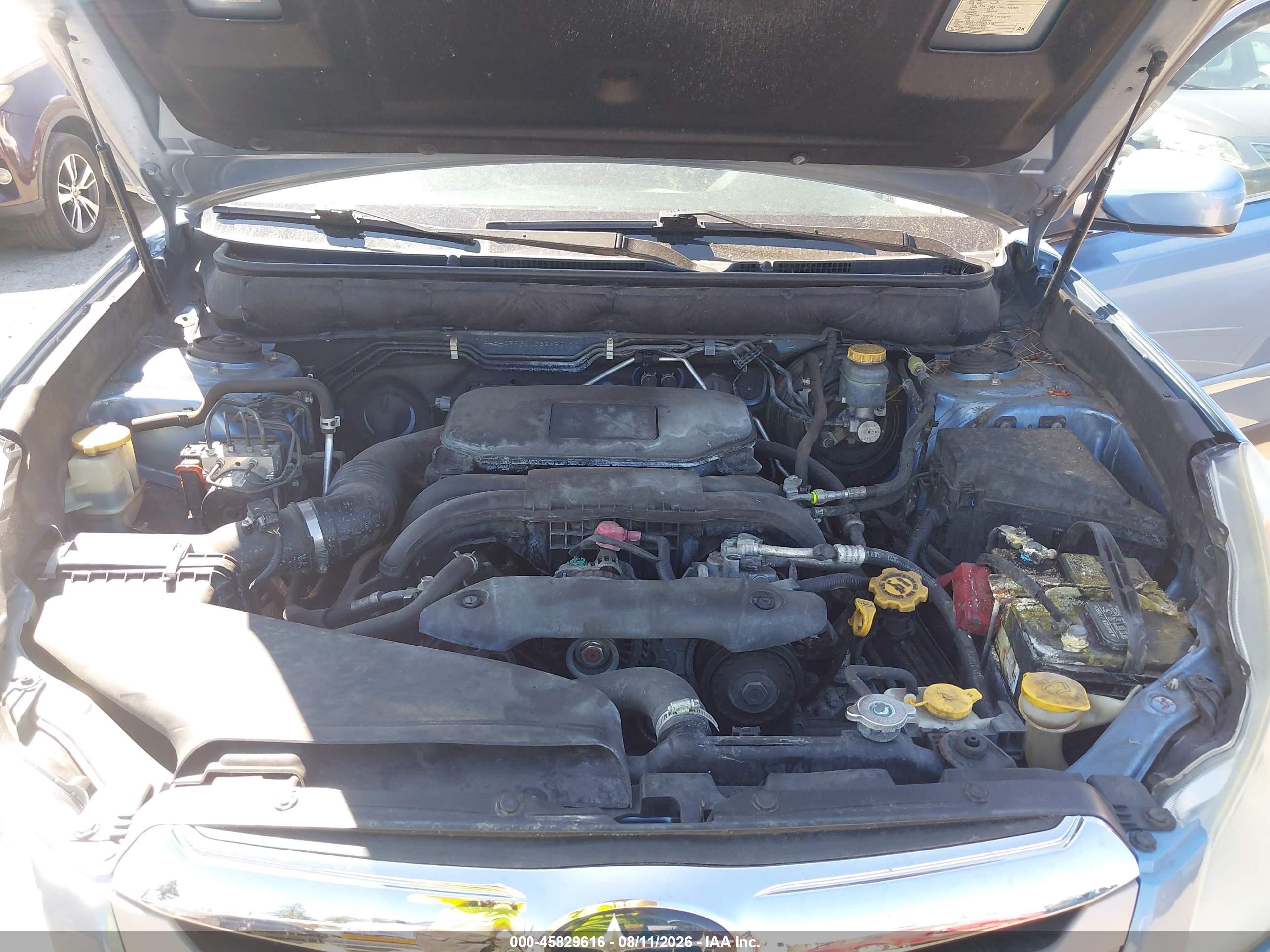 2012 Subaru Outback 2.5i Premium Blue vin: 4S4BRBGC7C3268391