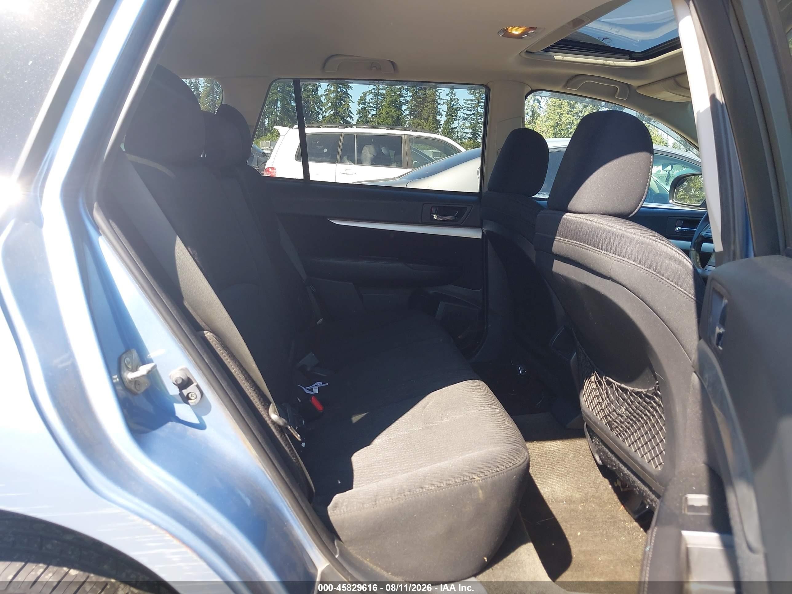 2012 Subaru Outback 2.5i Premium Blue vin: 4S4BRBGC7C3268391