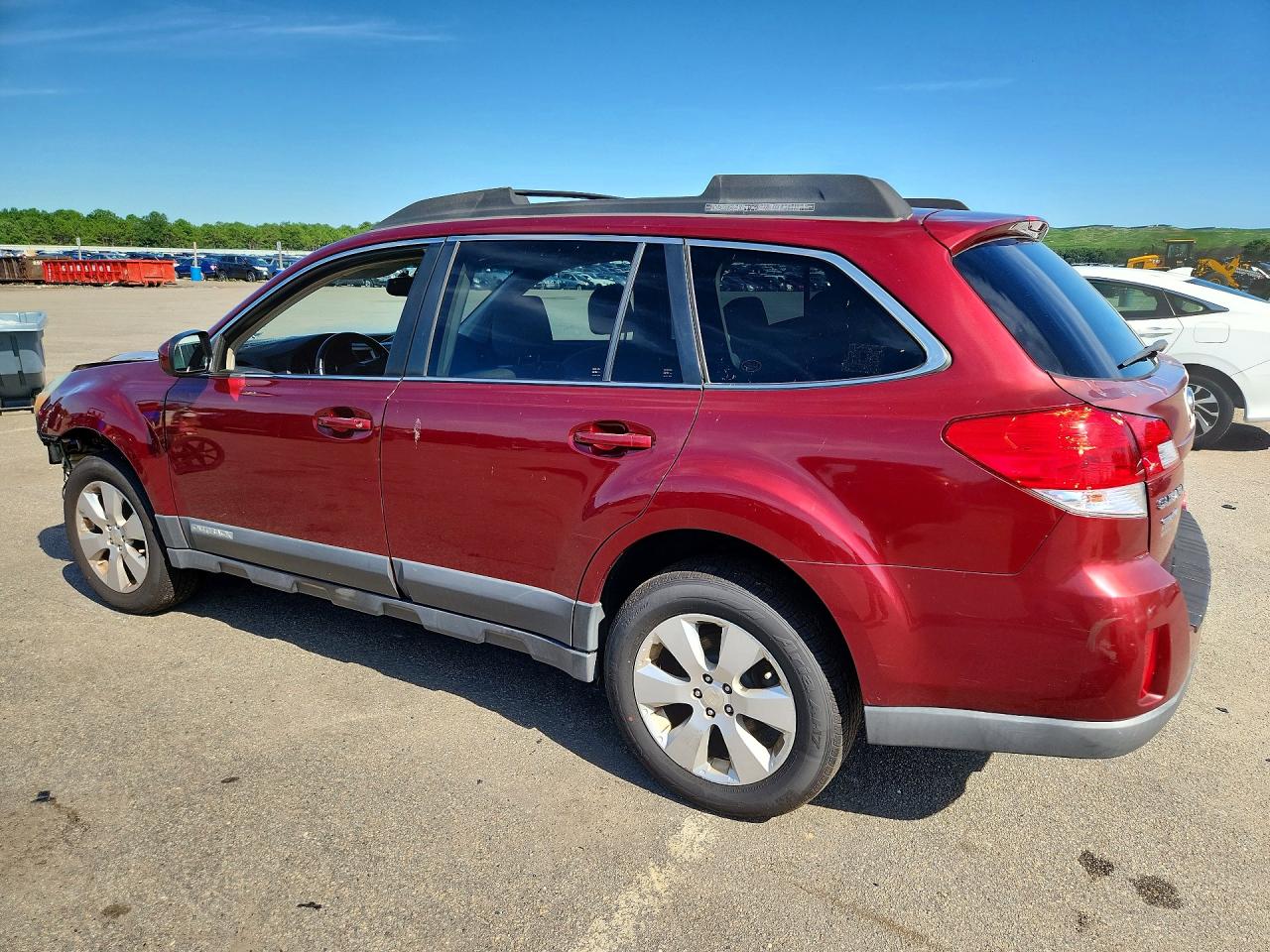 2011 Subaru Outback 2.5i Premium Красный vin: 4S4BRBGC8B3352671