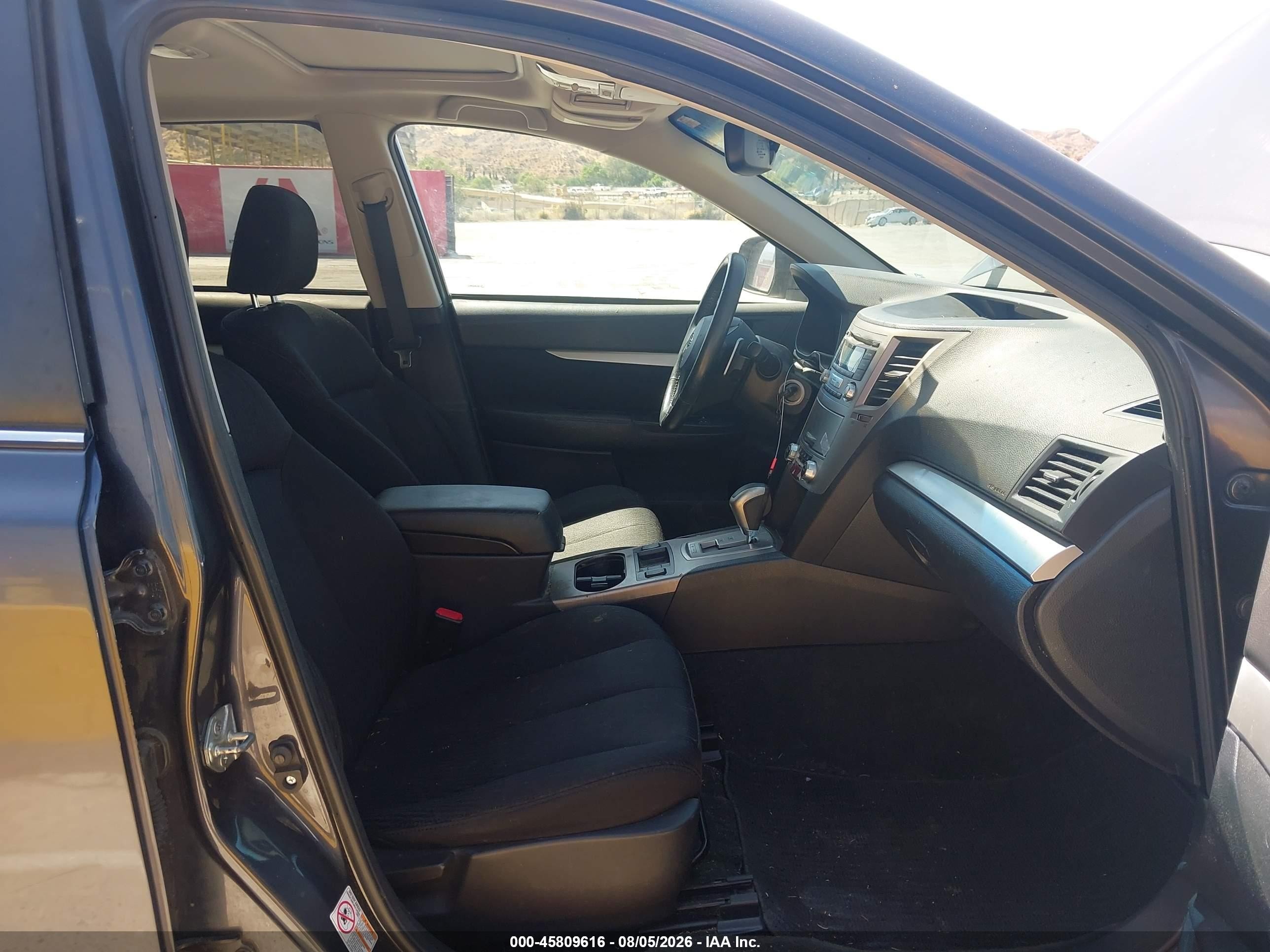 2012 Subaru Outback 2.5i Premium Gray vin: 4S4BRBGC8C3245444