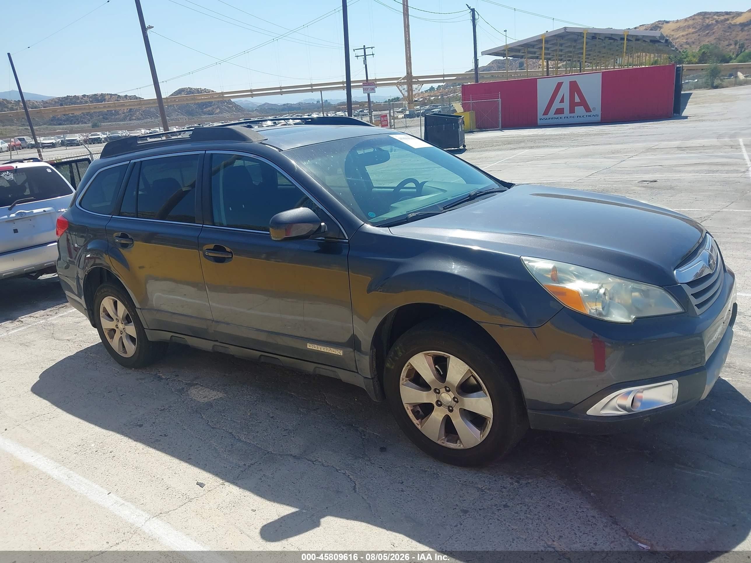 2012 Subaru Outback 2.5i Premium Gray vin: 4S4BRBGC8C3245444