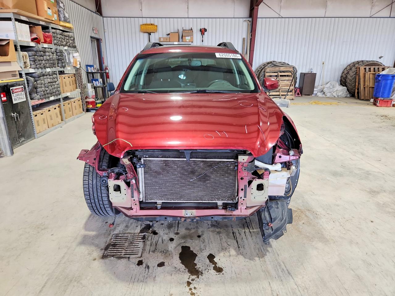 2013 Subaru Outback 2.5i Premium Red vin: 4S4BRBGC8D3319253