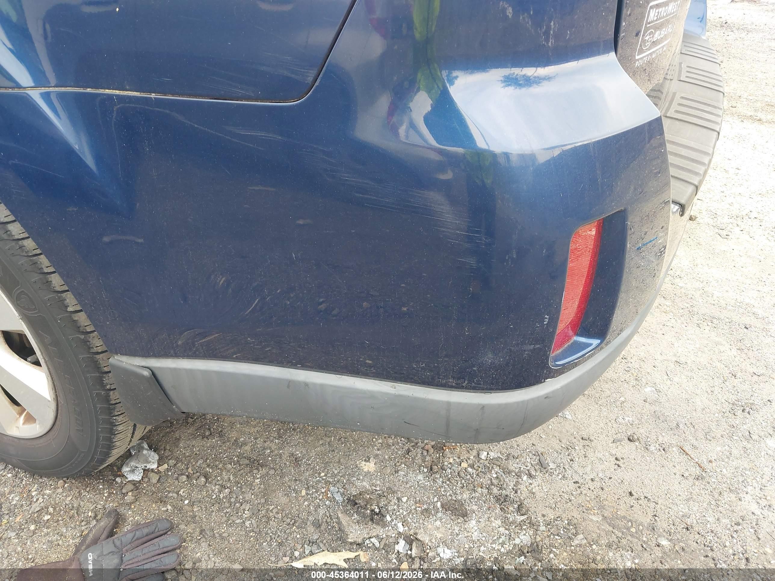 2011 Subaru Outback 2.5i Premium Синий vin: 4S4BRBGC9B3322613