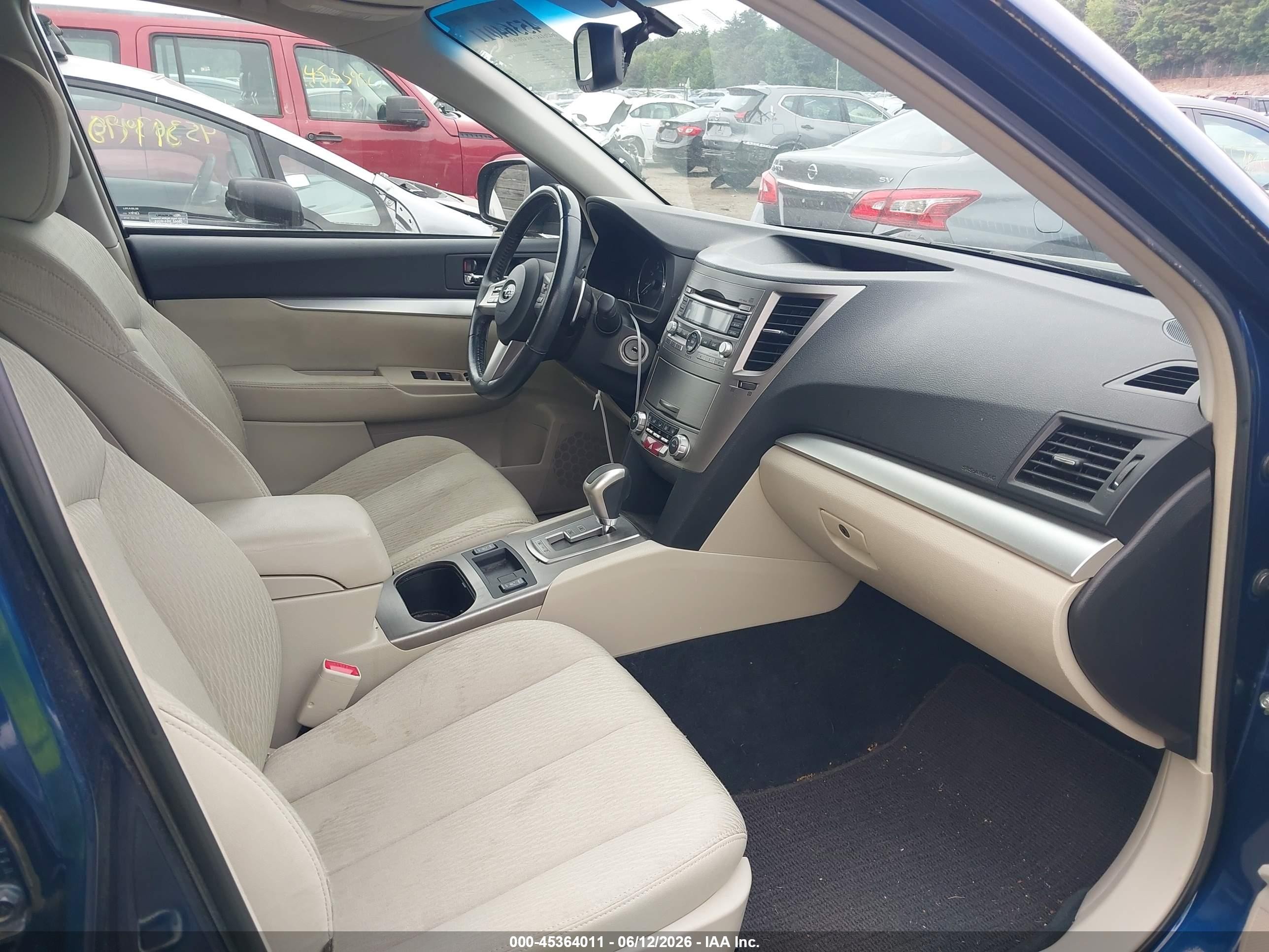 2011 Subaru Outback 2.5i Premium Синий vin: 4S4BRBGC9B3322613
