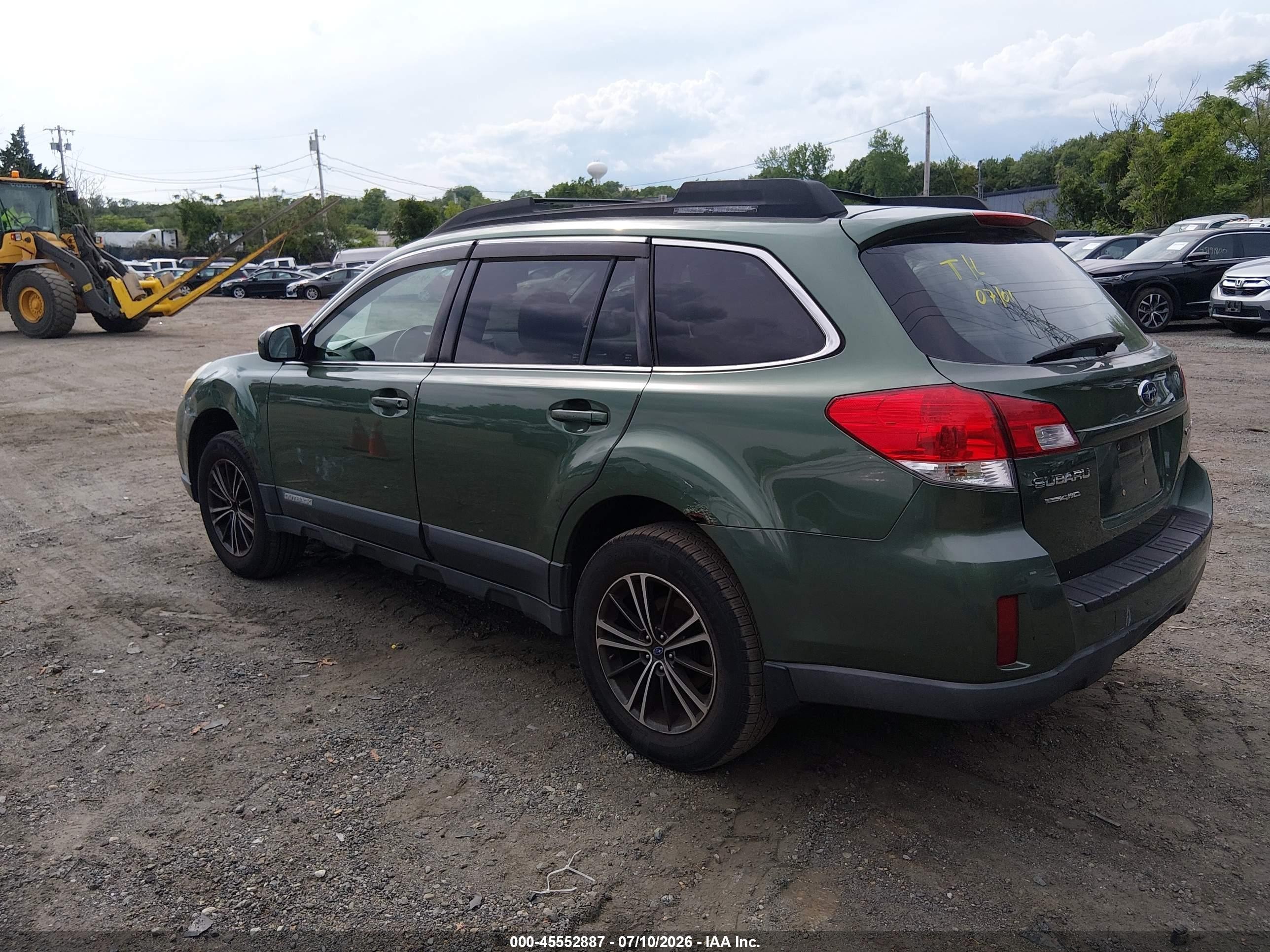 2012 Subaru Outback 2.5i Premium Green vin: 4S4BRBGC9C3234033