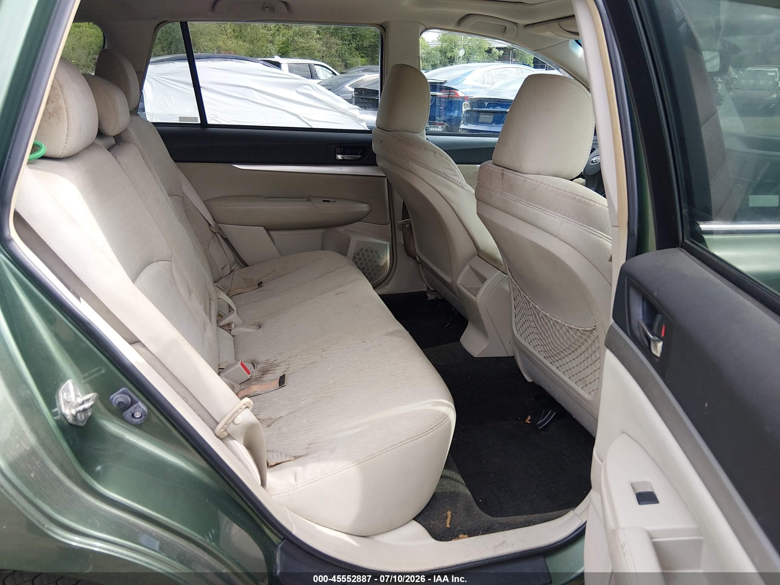 2012 Subaru Outback 2.5i Premium Green vin: 4S4BRBGC9C3234033