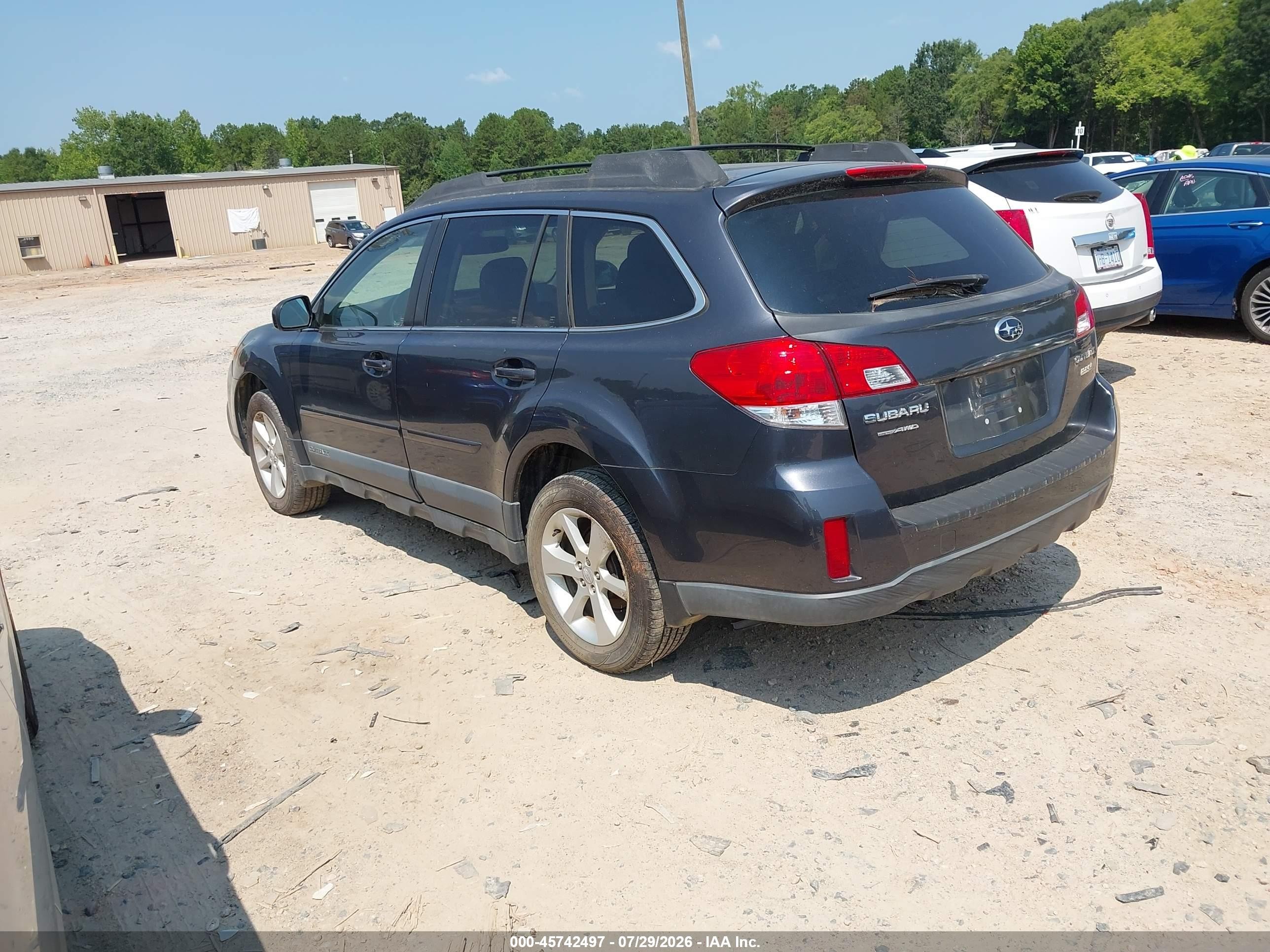 2013 Subaru Outback 2.5i Premium Gray vin: 4S4BRBGC9D3249181