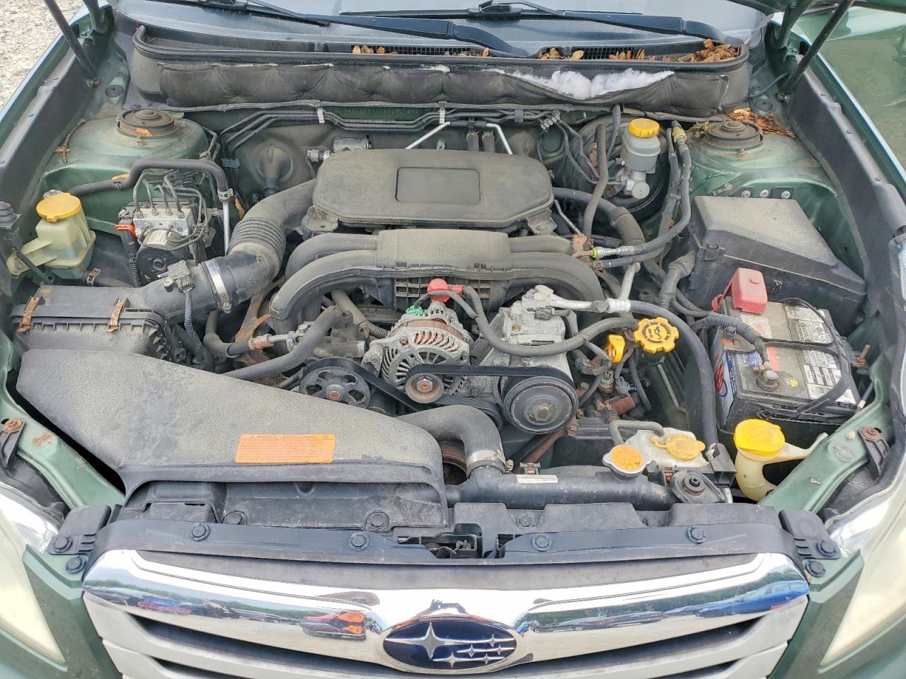 2010 Subaru Outback 2.5i Premium Green vin: 4S4BRBGCXA3350757