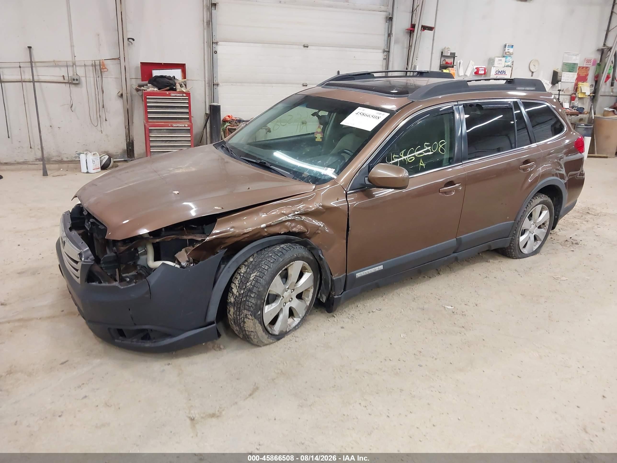 2011 Subaru Outback 2.5i Premium Brown vin: 4S4BRBGCXB3374039