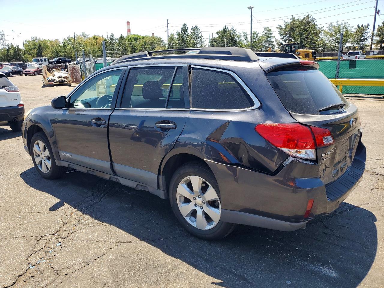 2012 Subaru Outback 2.5i Premium Gray vin: 4S4BRBGCXC3204118