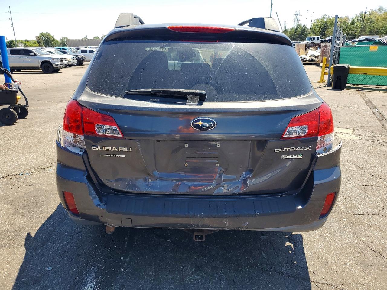 2012 Subaru Outback 2.5i Premium Gray vin: 4S4BRBGCXC3204118