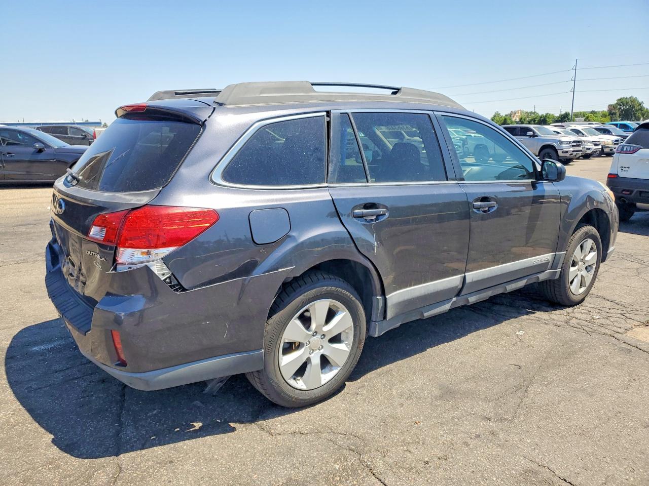 2012 Subaru Outback 2.5i Premium Gray vin: 4S4BRBGCXC3204118
