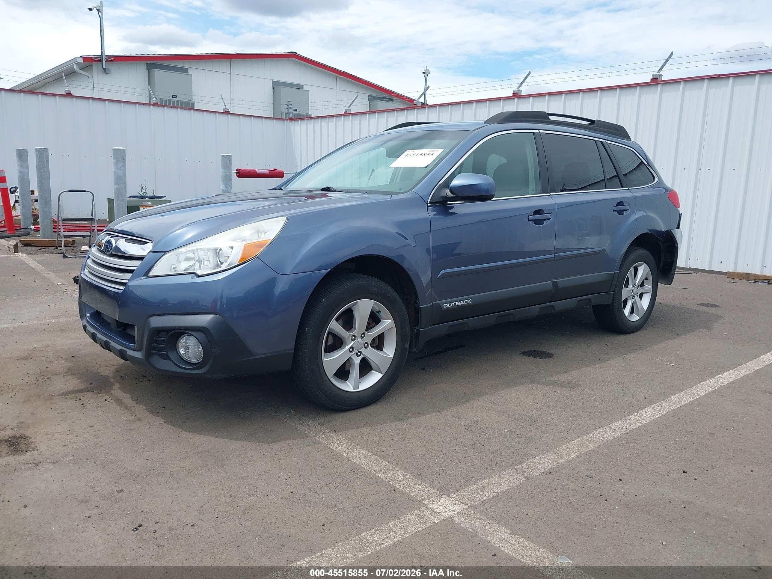 2013 Subaru Outback 2.5i Premium Light Blue vin: 4S4BRBGCXD3293528