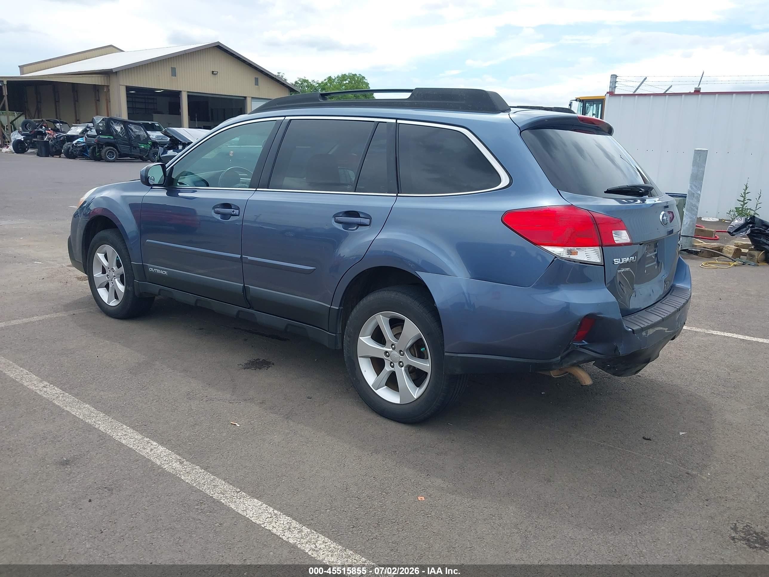 2013 Subaru Outback 2.5i Premium Light Blue vin: 4S4BRBGCXD3293528