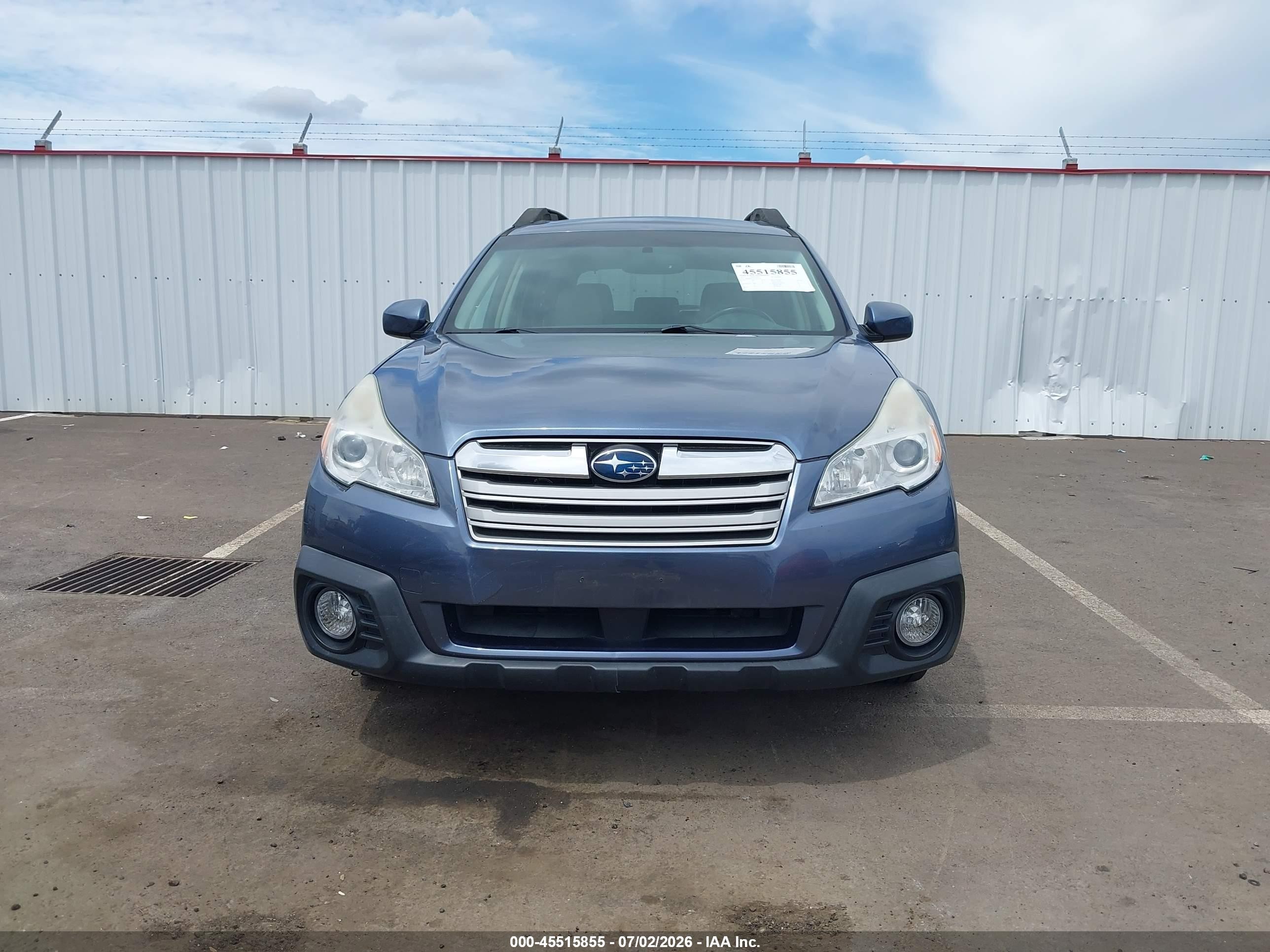 2013 Subaru Outback 2.5i Premium Light Blue vin: 4S4BRBGCXD3293528