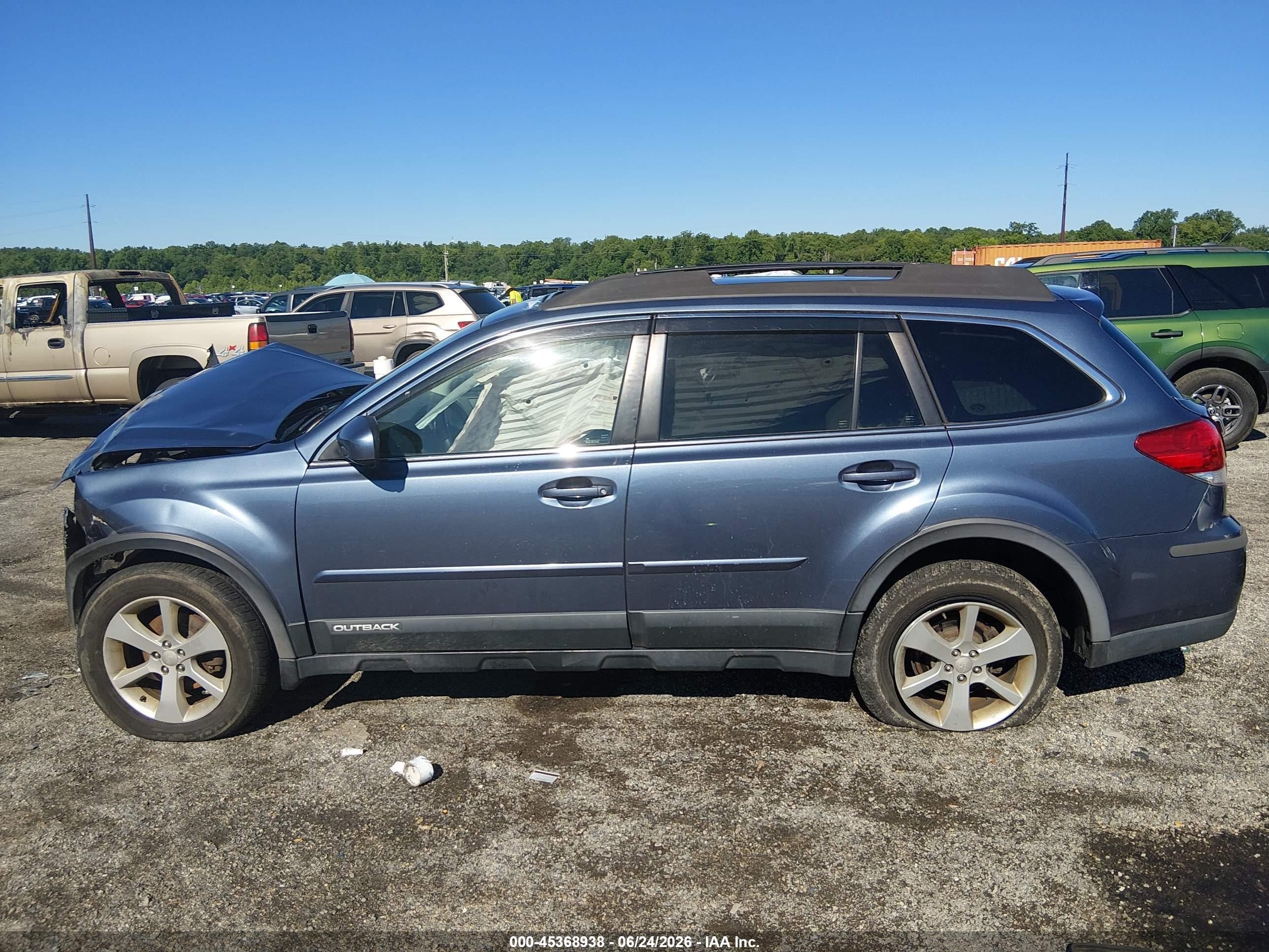 2013 Subaru Outback 2.5i Premium Синий vin: 4S4BRBHC4D3242394